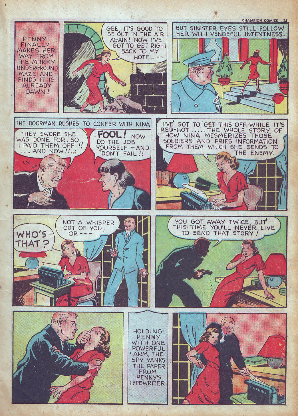 Read online Champion Comics comic -  Issue #4 - 23