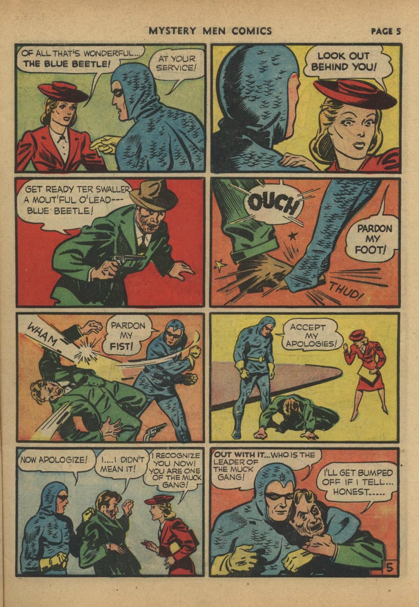 Read online Mystery Men Comics comic -  Issue #17 - 7