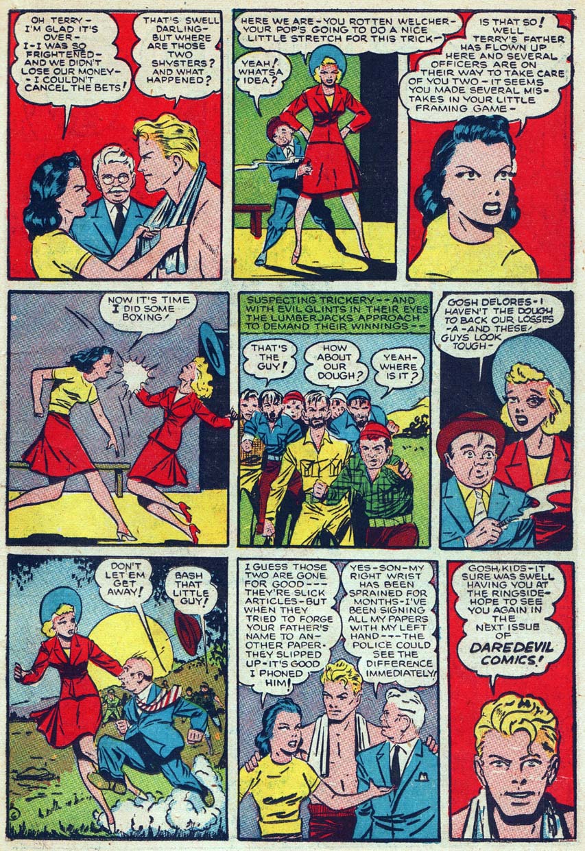 Read online Daredevil (1941) comic -  Issue #2 - 21