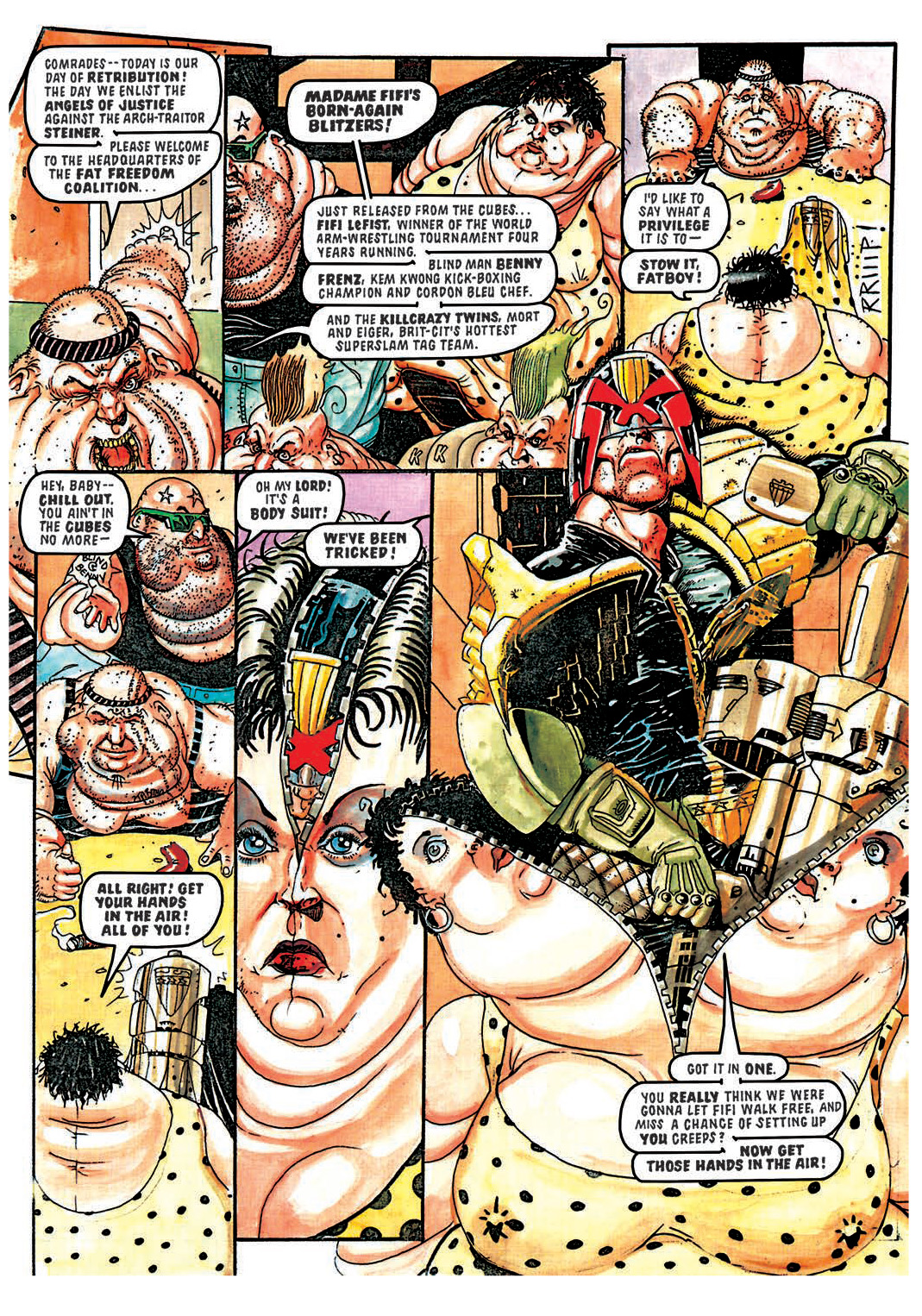 Read online Judge Dredd [Collections - Rebellion] comic -  Issue # TPB Judge Dredd - Heavy Metal Dredd - 71