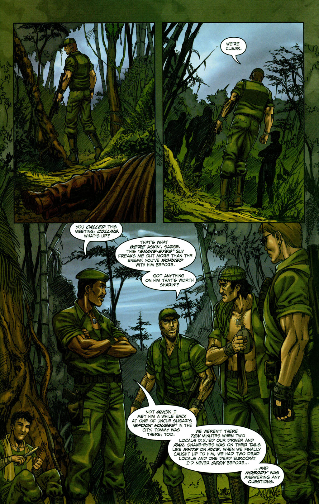 Read online Snake Eyes: Declassified comic -  Issue #1 - 9