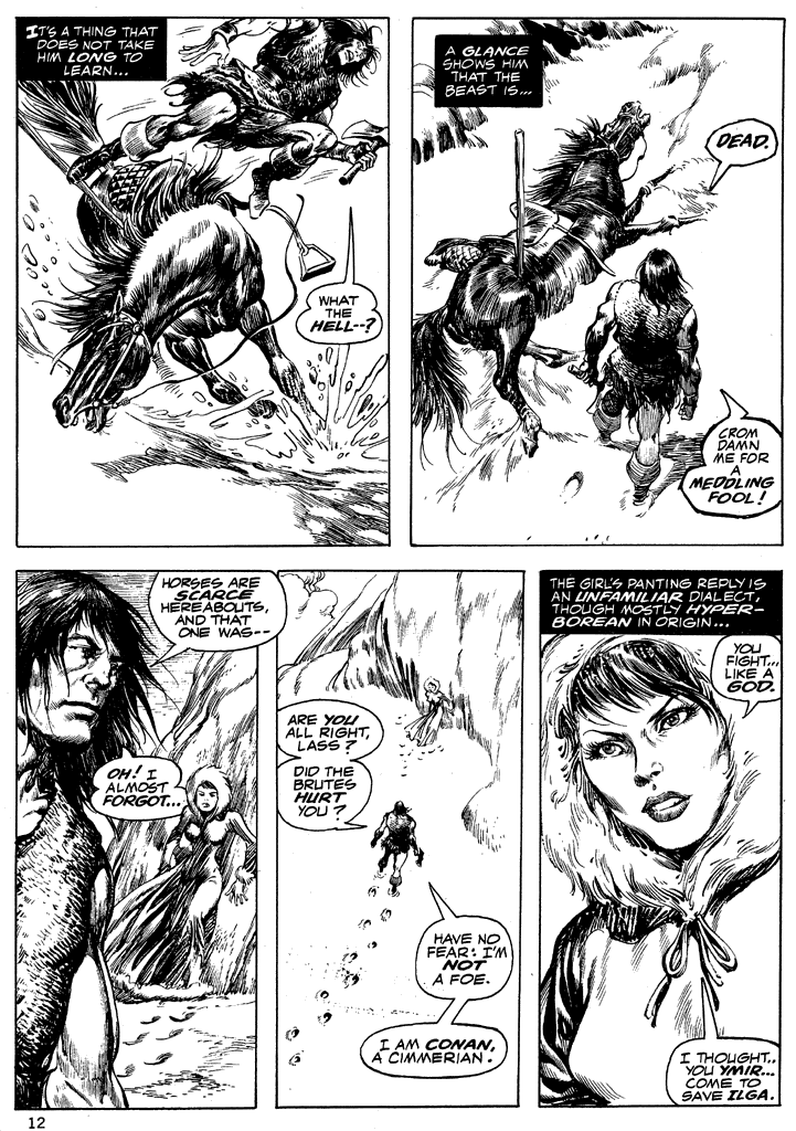 Read online The Savage Sword Of Conan comic -  Issue #34 - 12