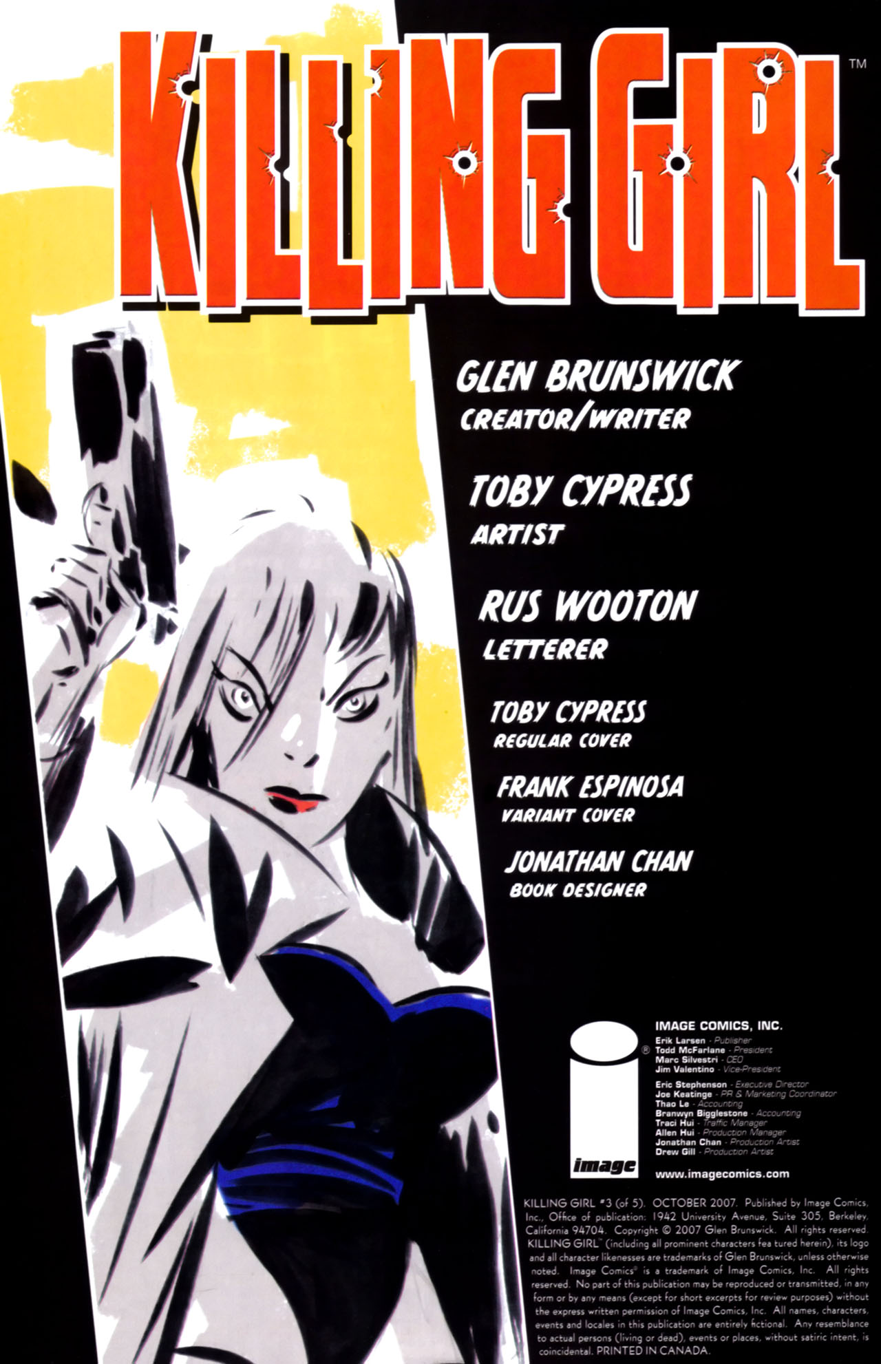 Read online Killing Girl comic -  Issue #3 - 3
