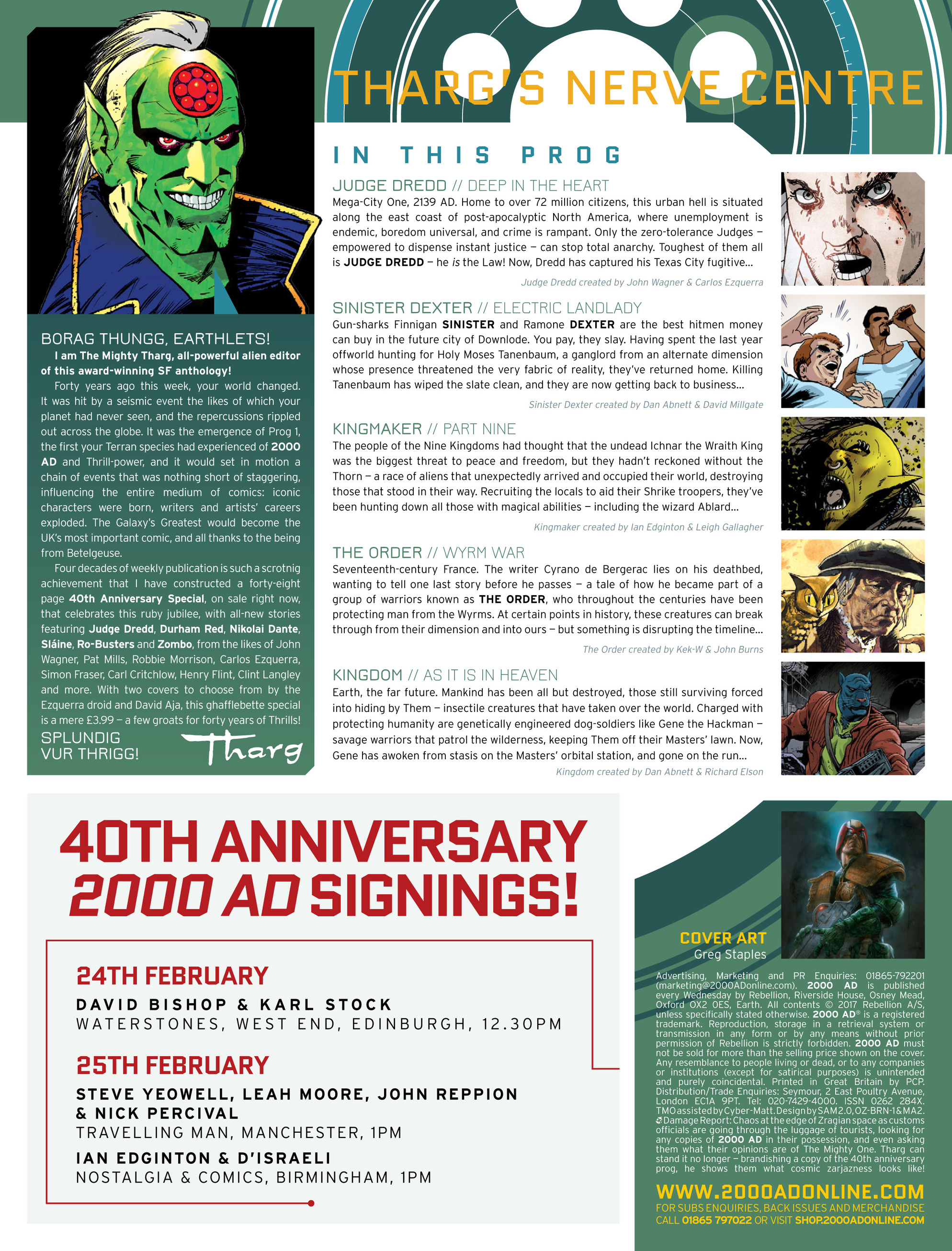 Read online 2000 AD comic -  Issue #2019 - 2