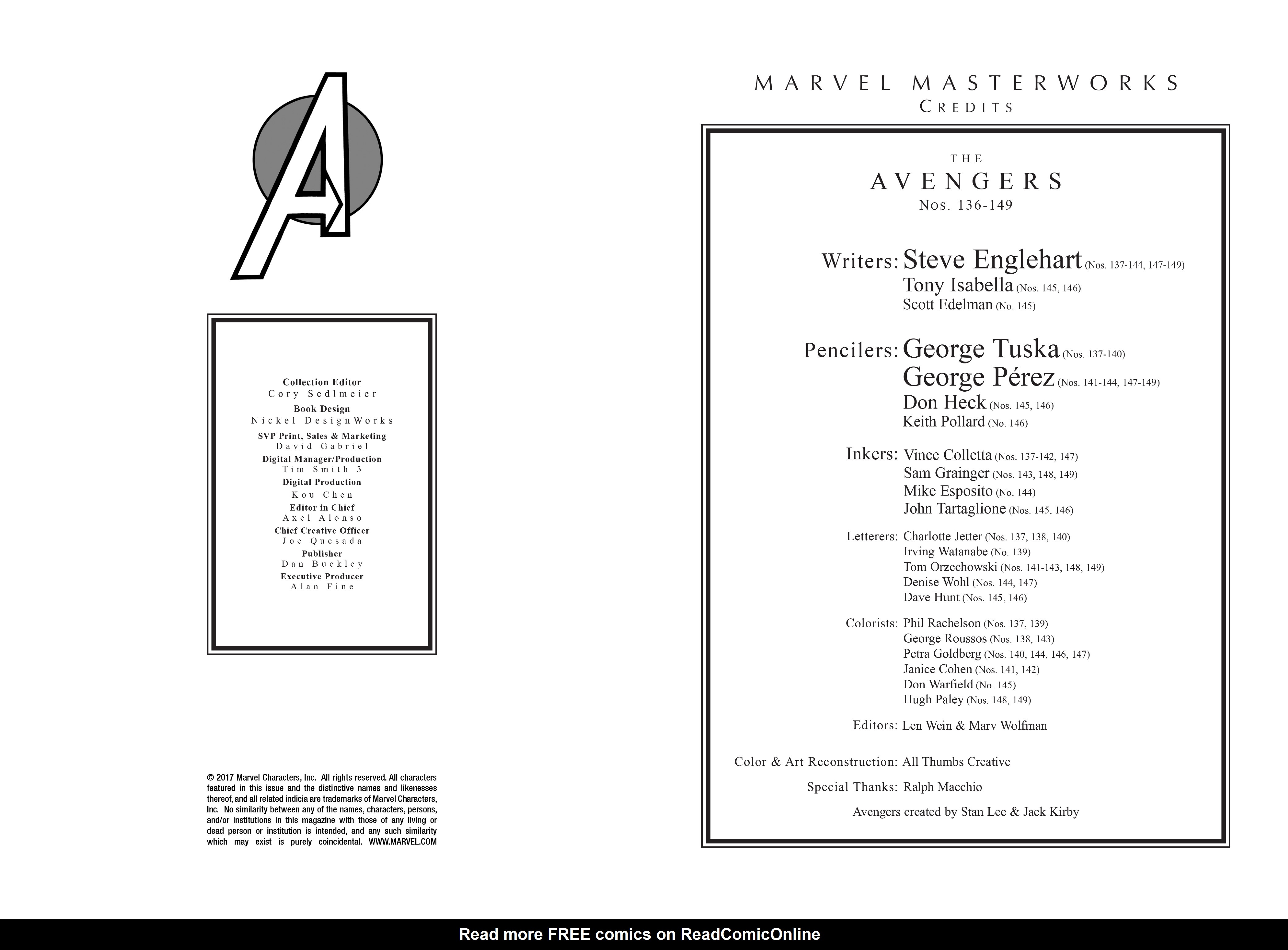 Read online Marvel Masterworks: The Avengers comic -  Issue # TPB 15 (Part 1) - 3