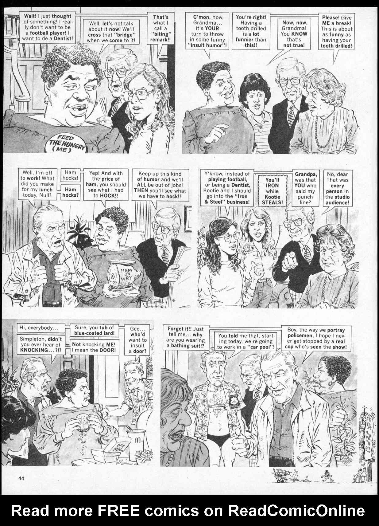 Read online MAD comic -  Issue #240 - 46