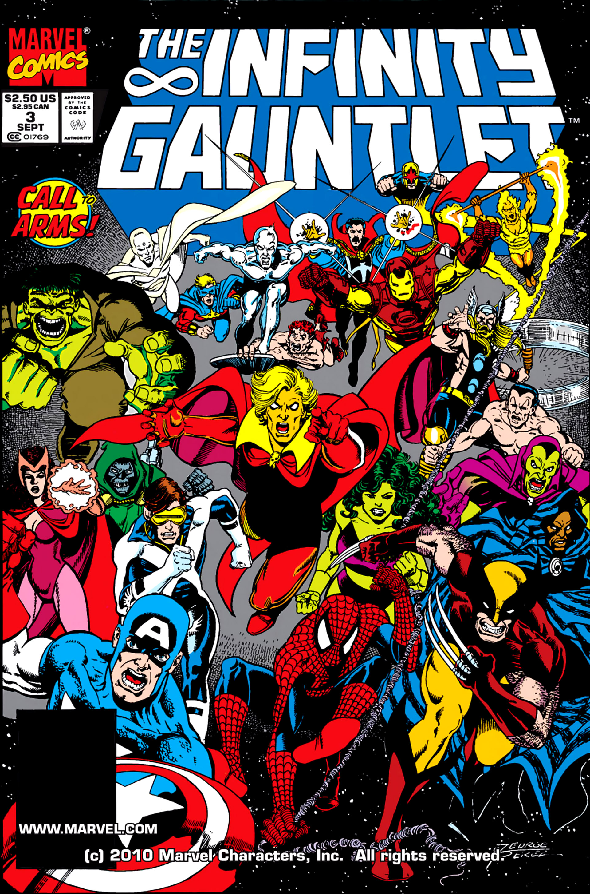 Read online Infinity Gauntlet (1991) comic -  Issue #3 - 1