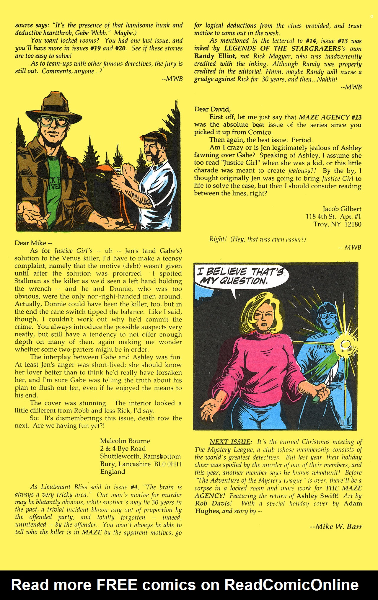 Read online Maze Agency (1989) comic -  Issue #18 - 26