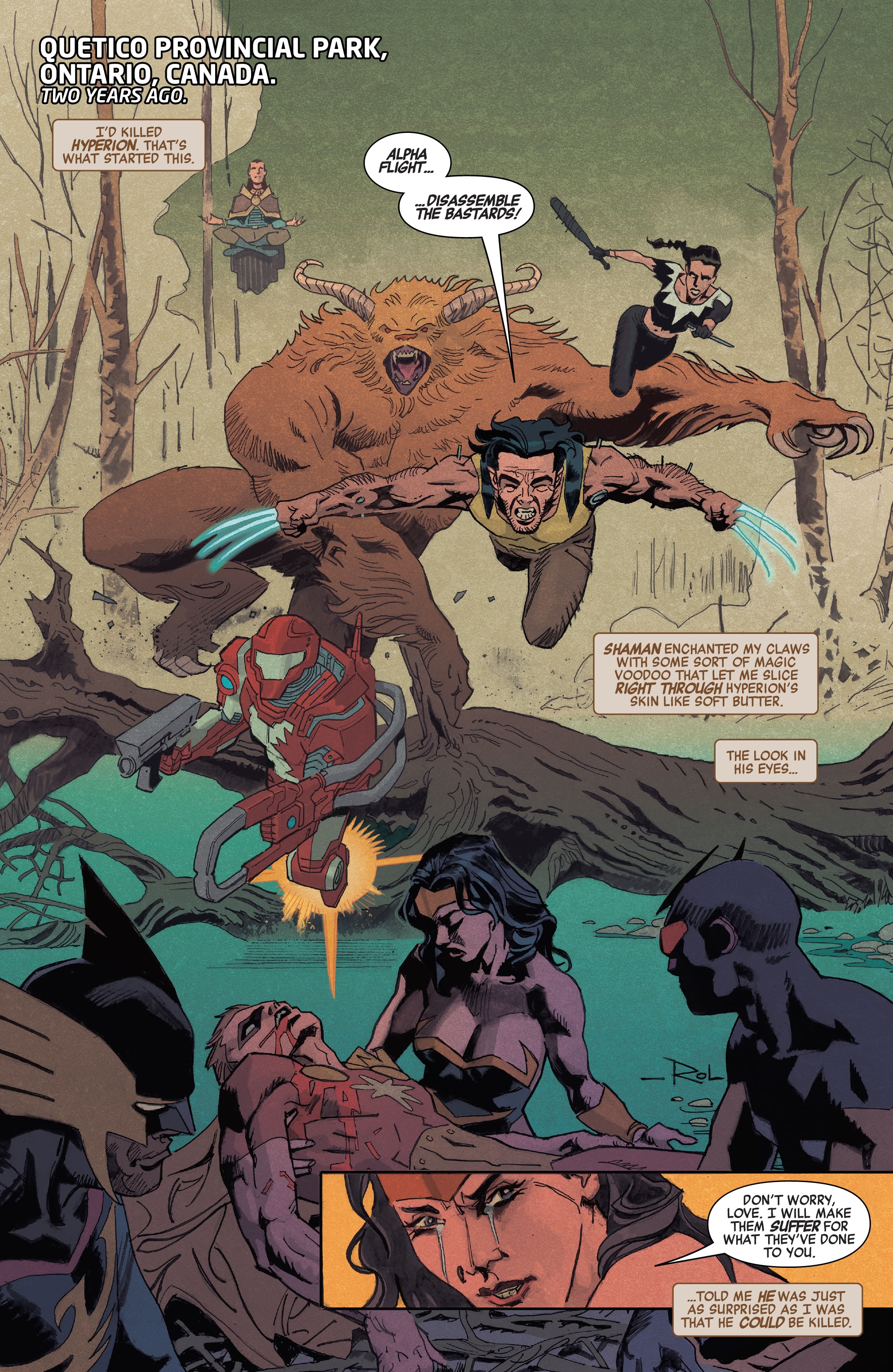Read online Heroes Reborn: One-Shots comic -  Issue # Weapon X & Final Flight - 3