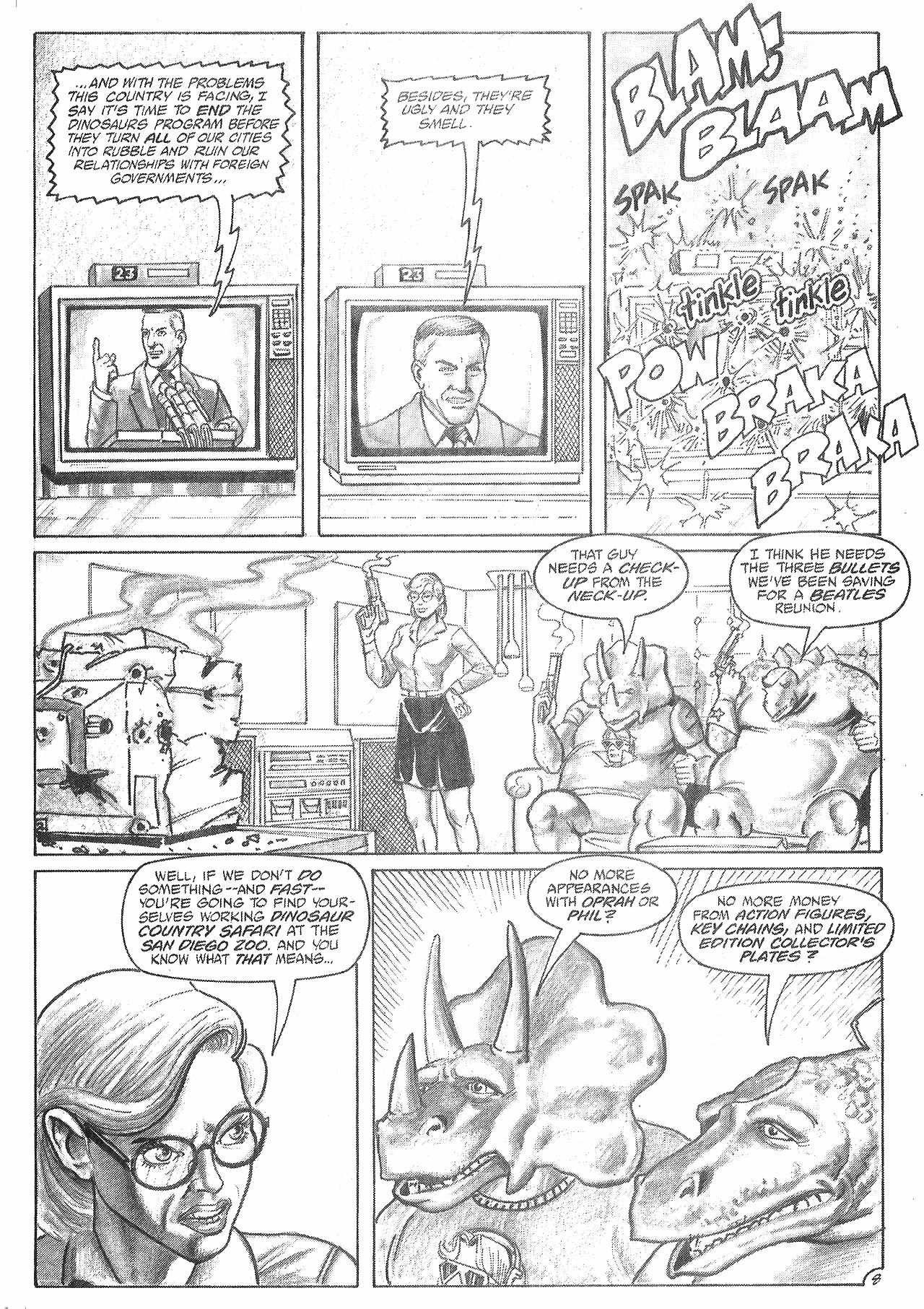 Read online Dinosaurs For Hire (1988) comic -  Issue #4 - 10