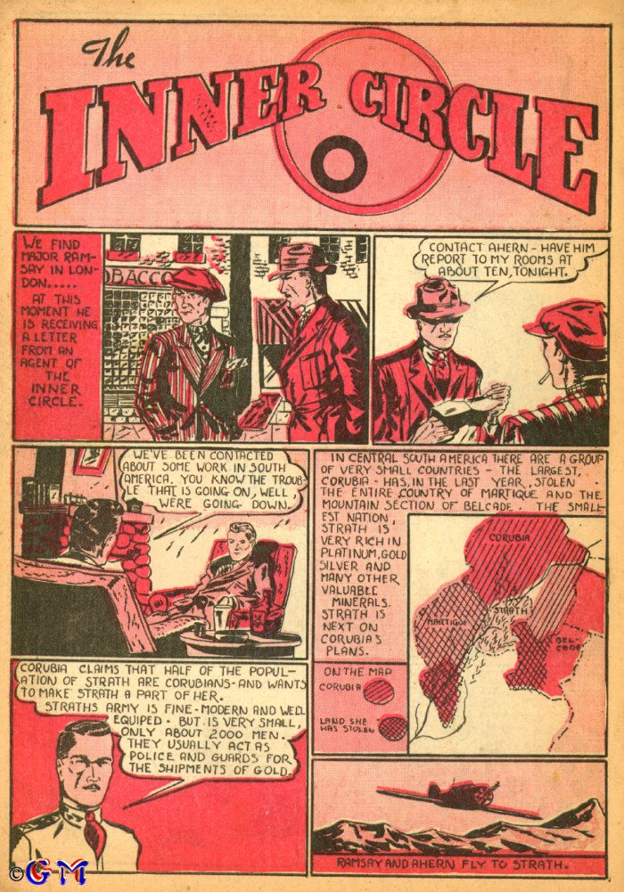 Read online Amazing Mystery Funnies comic -  Issue #12 - 13