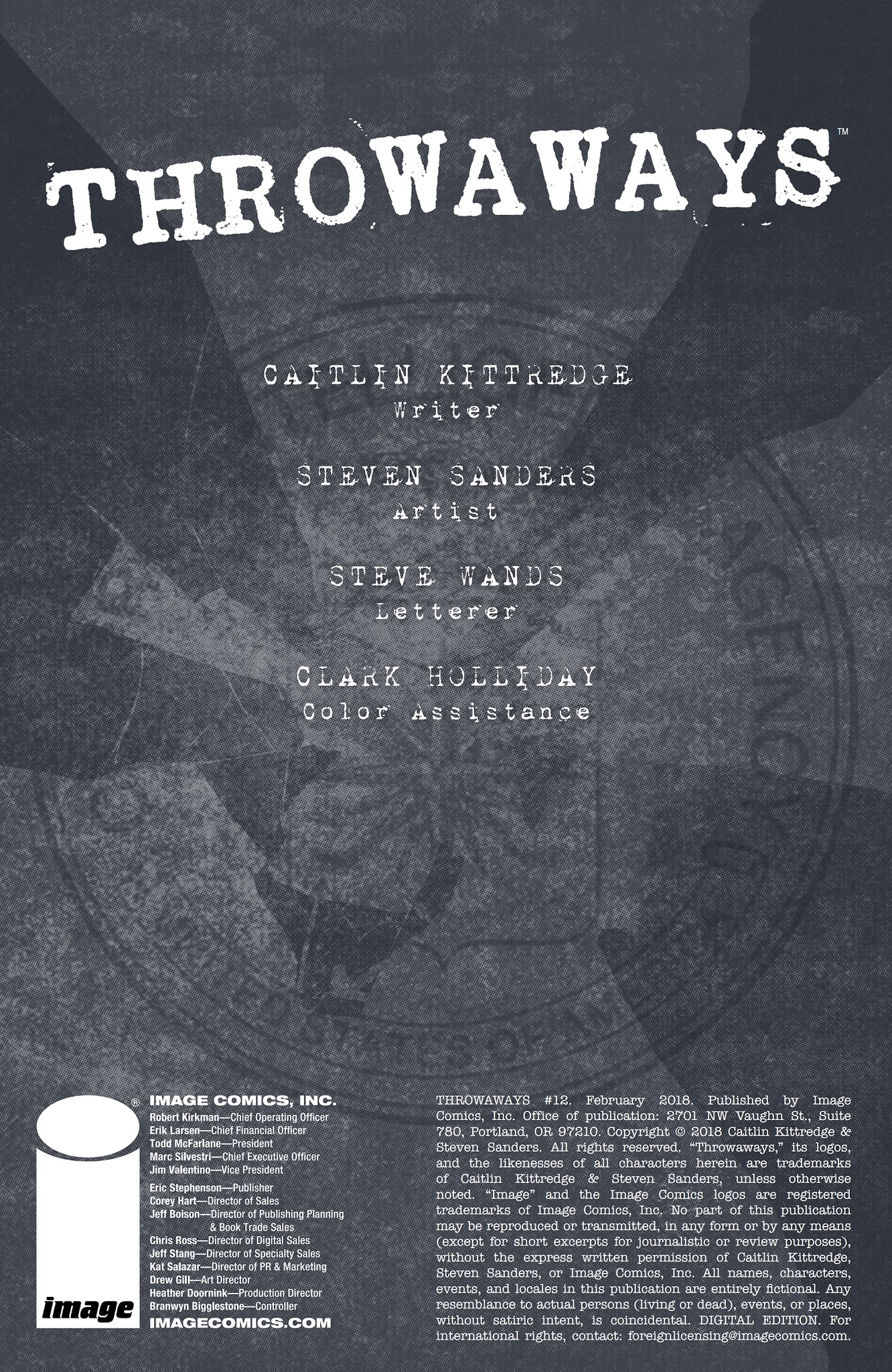 Read online Throwaways comic -  Issue #12 - 2