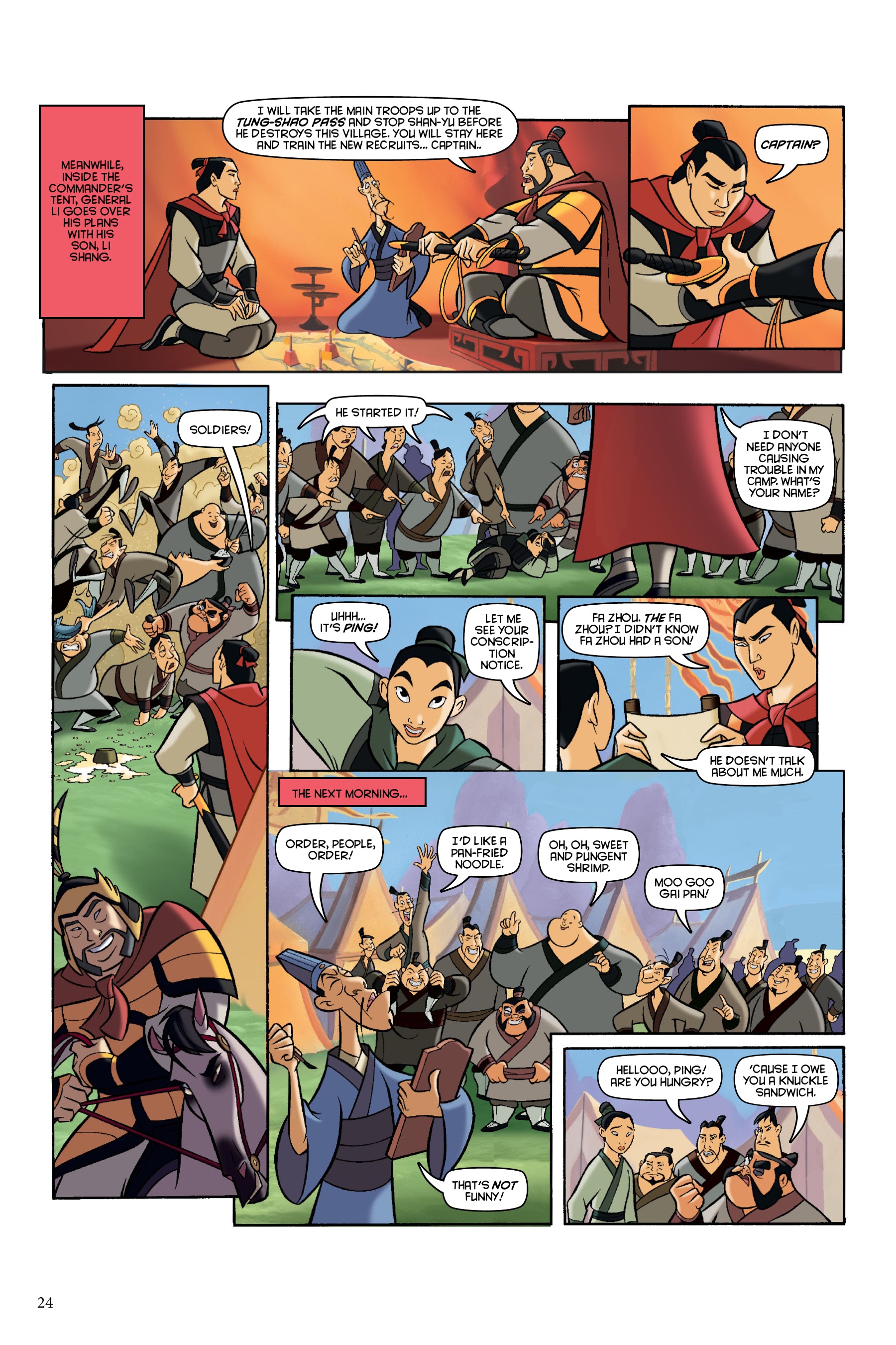 Read online Disney Mulan: The Story of the Movie in Comics comic -  Issue # TPB - 24