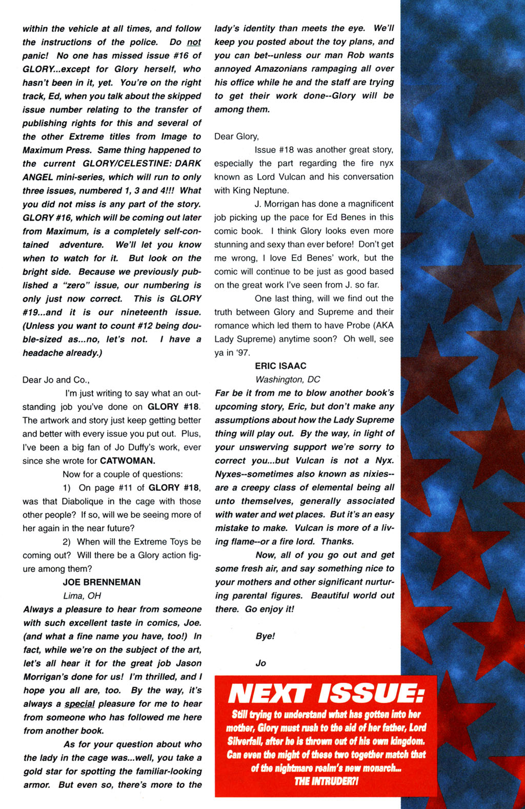 Read online Glory comic -  Issue #19 - 26