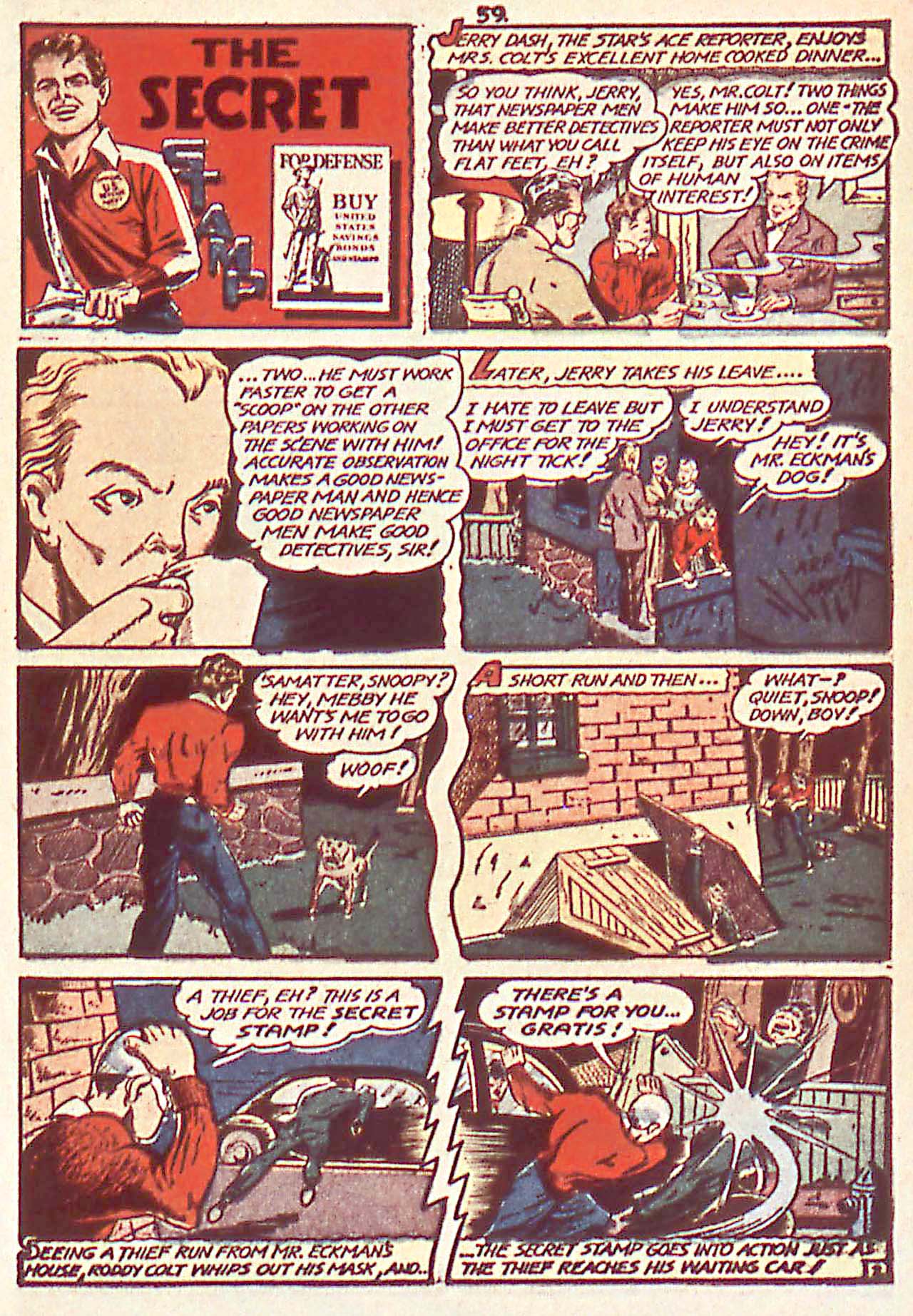 Read online Captain America Comics comic -  Issue #17 - 61