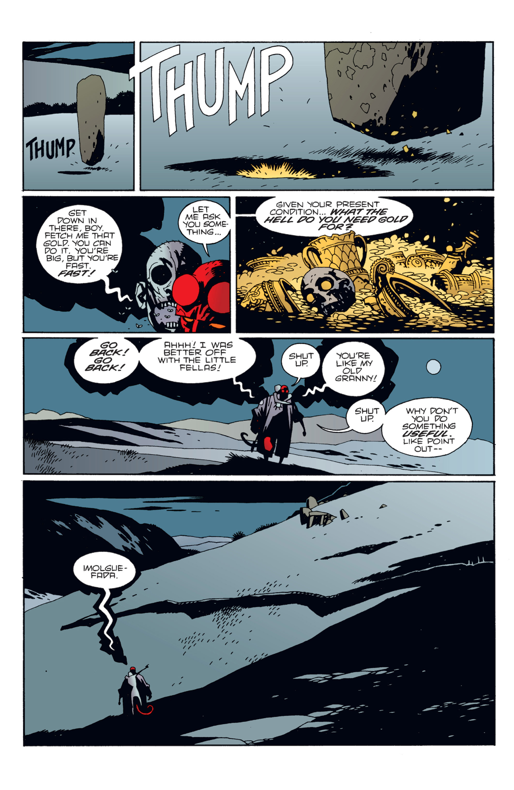 Read online Hellboy comic -  Issue #3 - 21