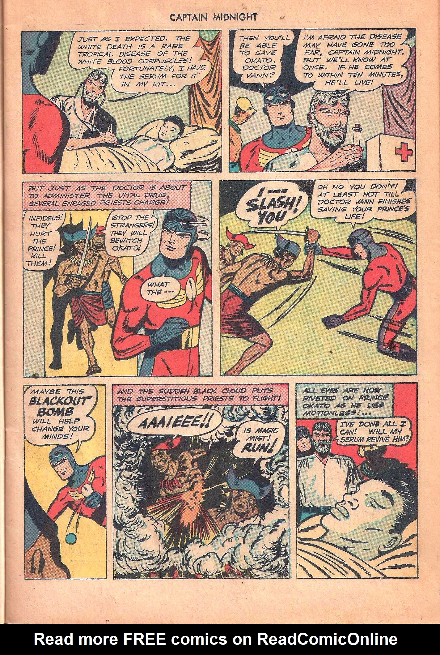 Read online Captain Midnight (1942) comic -  Issue #53 - 11