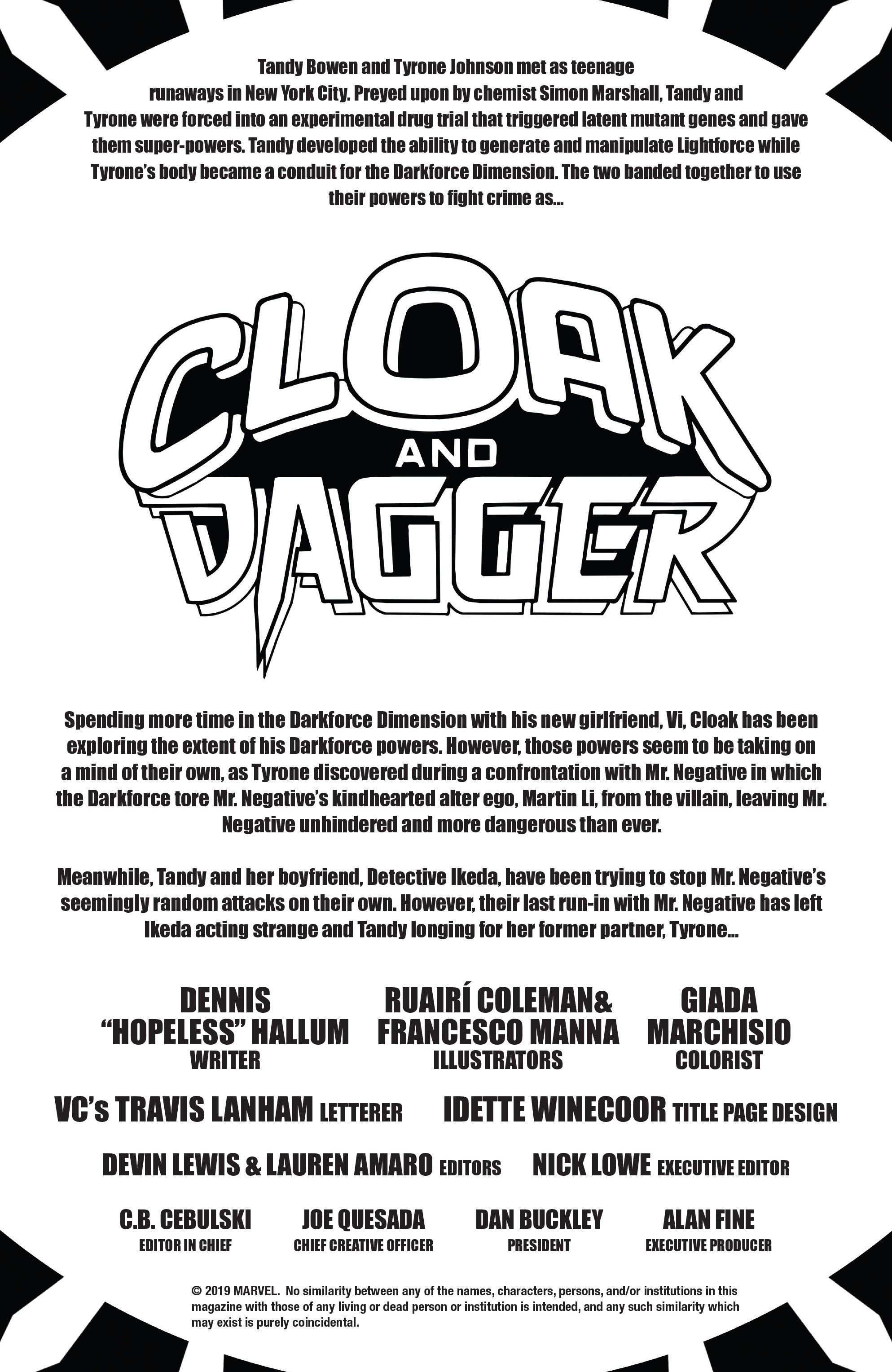 Read online Cloak and Dagger: Negative Exposure comic -  Issue #3 - 2