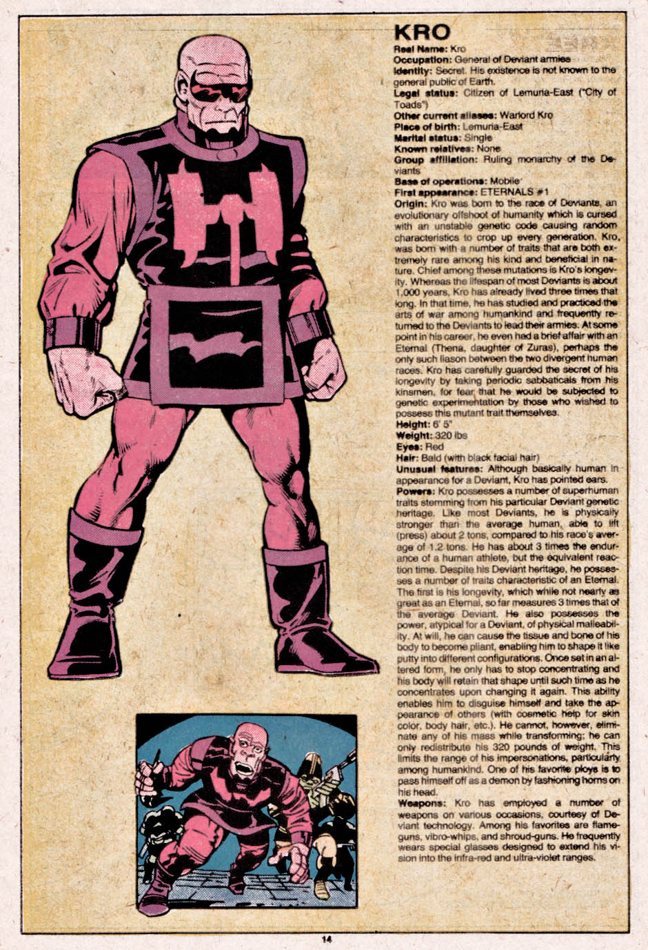 Read online The Official Handbook of the Marvel Universe comic -  Issue #6 - 15