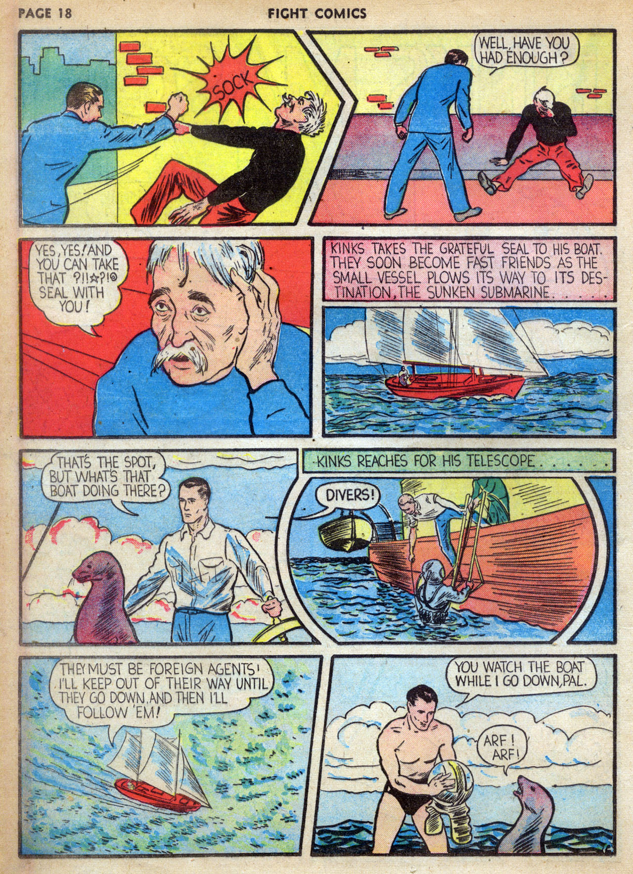 Read online Fight Comics comic -  Issue #8 - 20