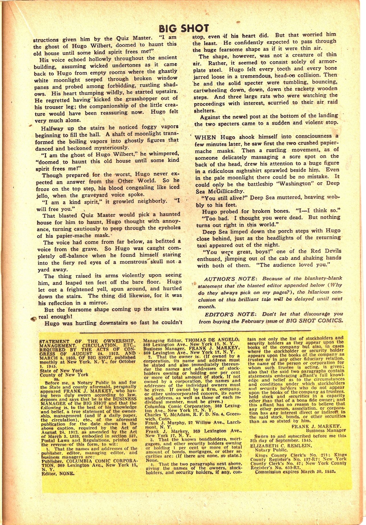 Read online Big Shot comic -  Issue #62 - 31