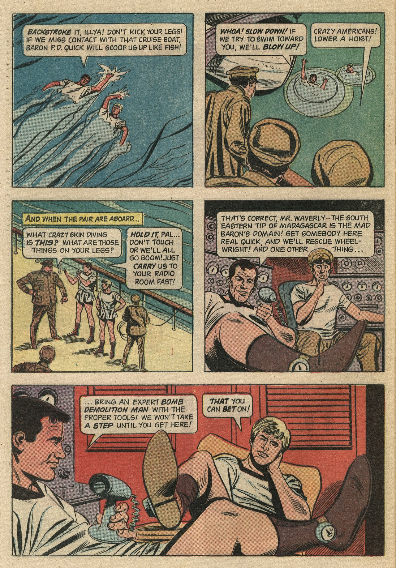 Read online The Man From U.N.C.L.E. comic -  Issue #22 - 32