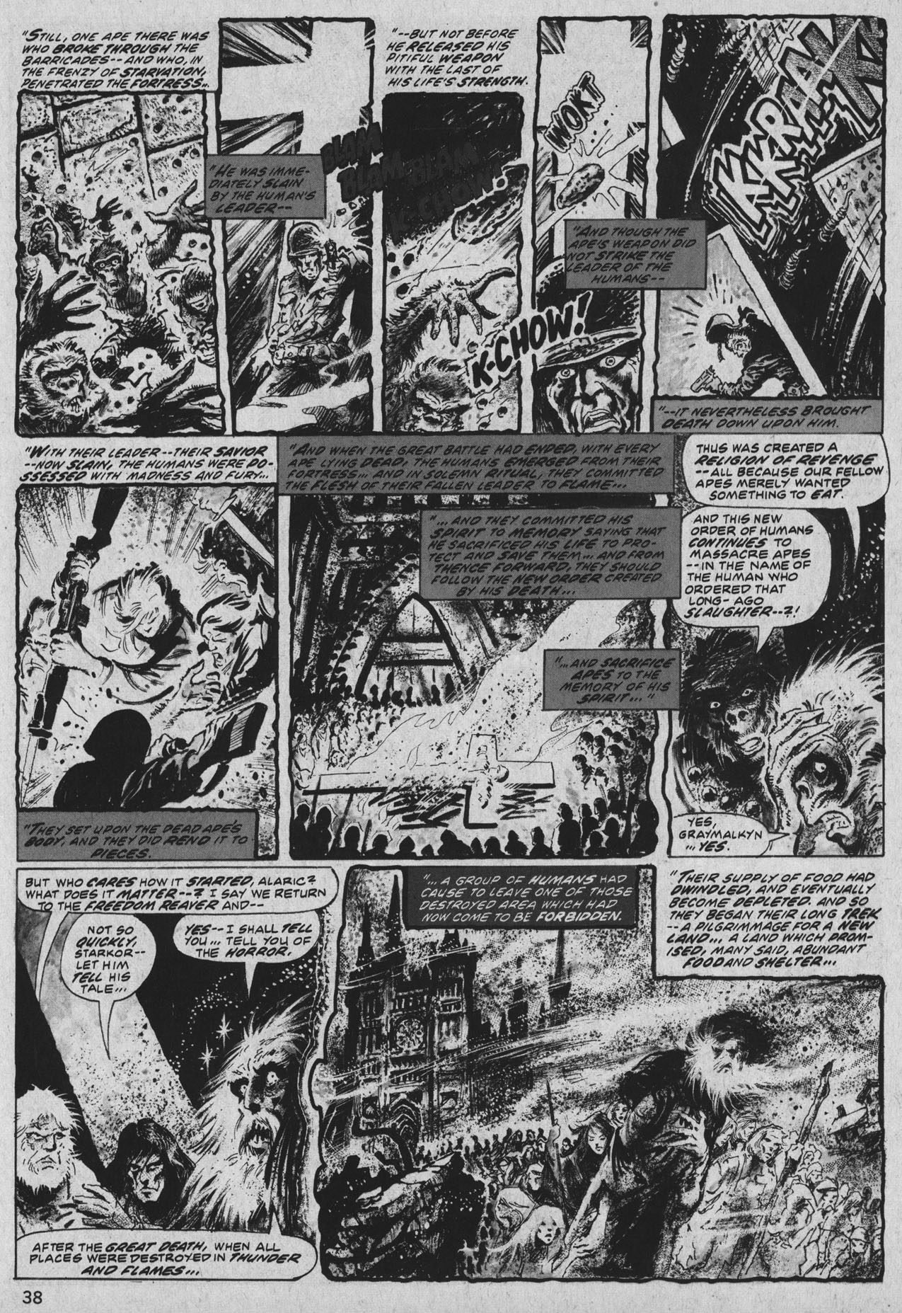 Read online Planet of the Apes comic -  Issue #24 - 36