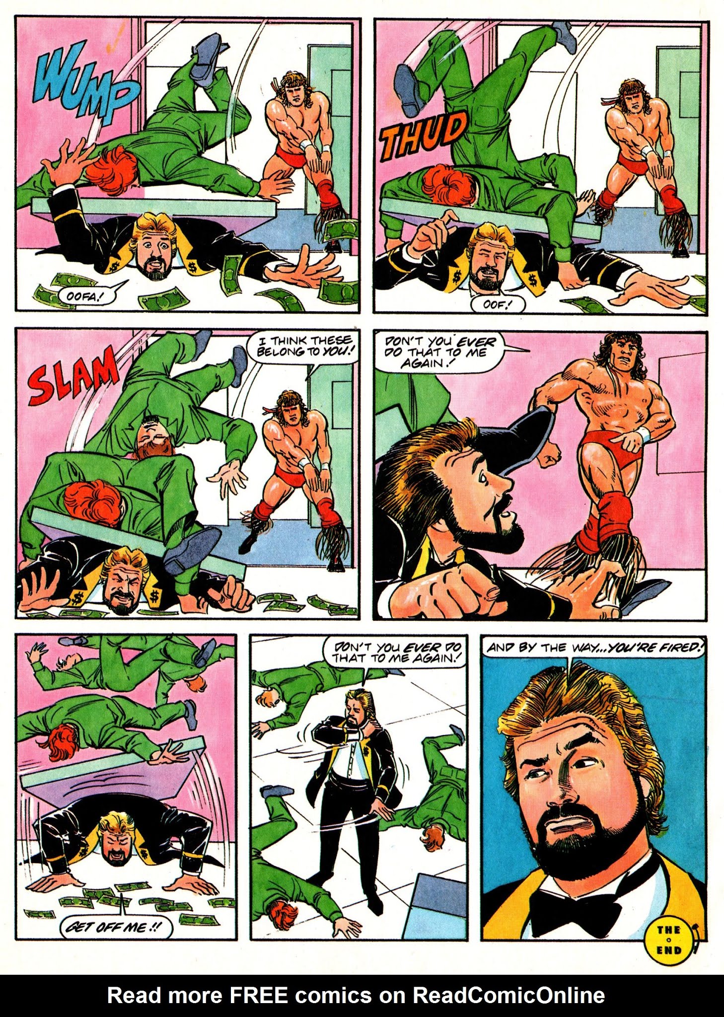 Read online WWF Battlemania comic -  Issue #1 - 22