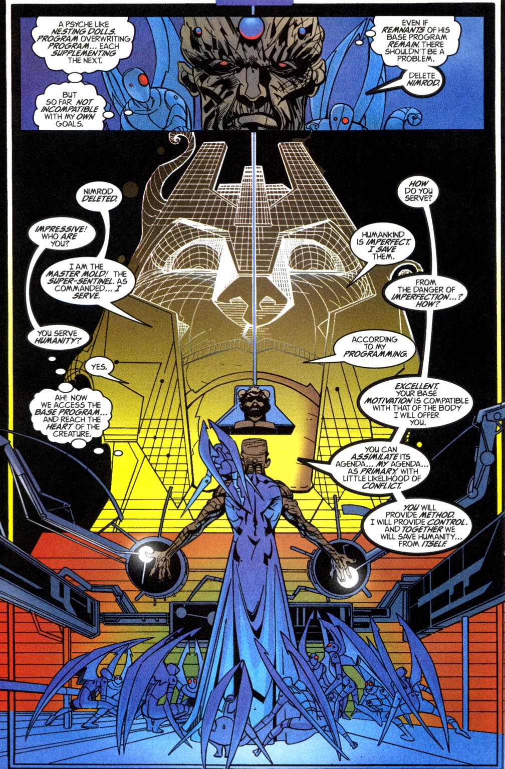 Read online Warlock (1999) comic -  Issue #7 - 10