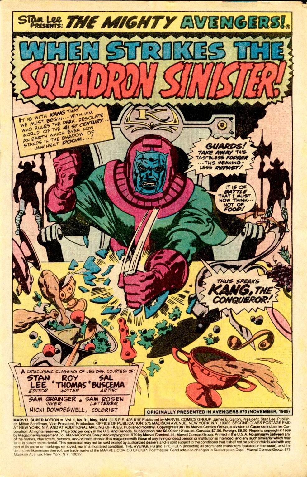 Read online The Avengers (1963) comic -  Issue #70 - 2