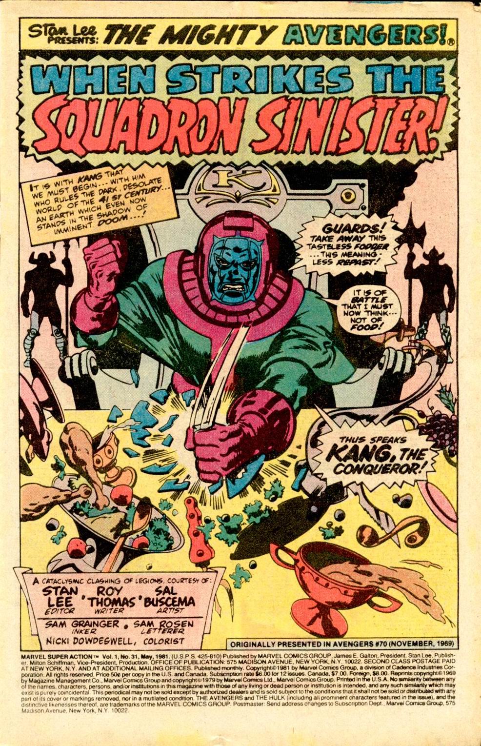 Read online The Avengers (1963) comic -  Issue #70 - 2