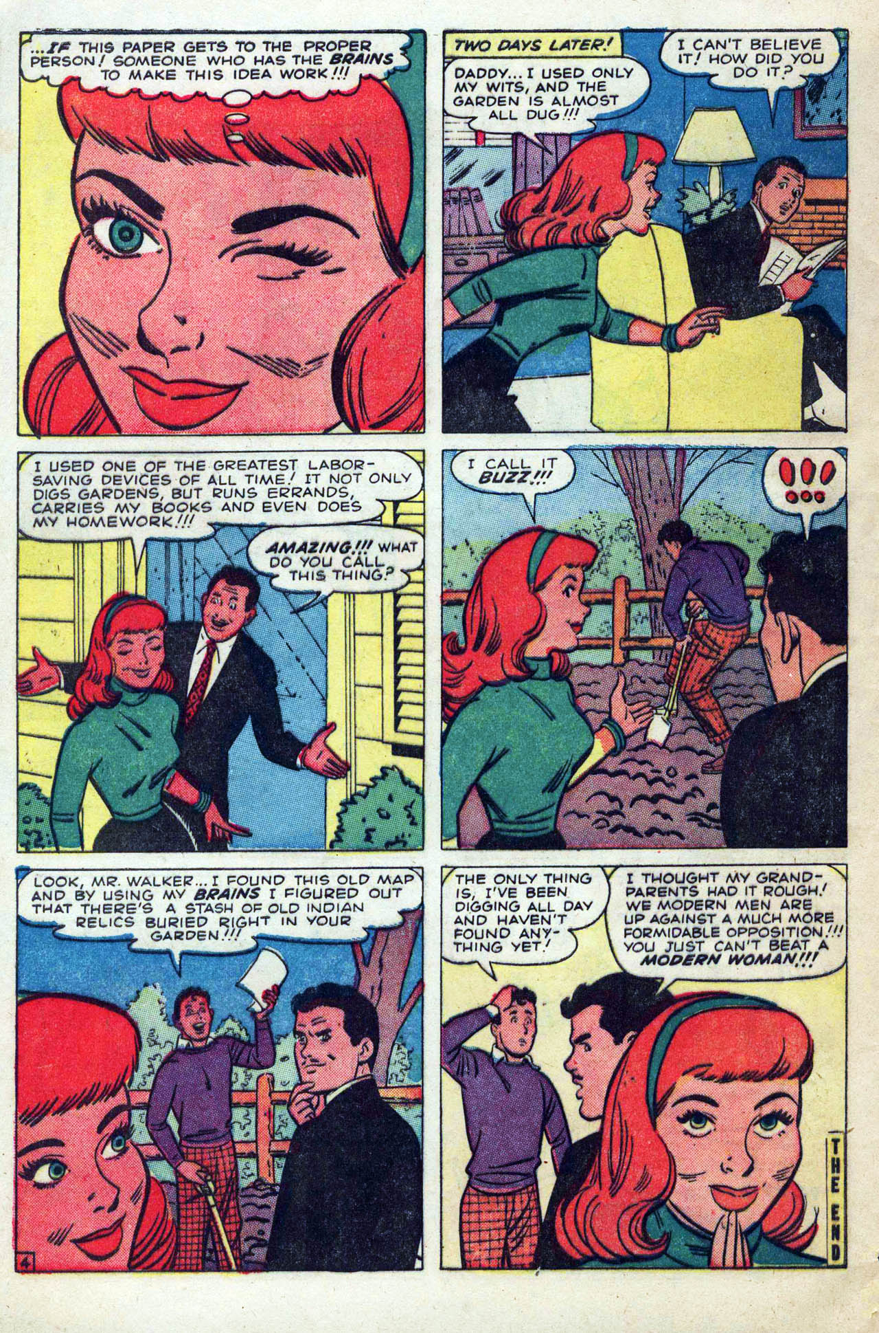 Read online Patsy Walker comic -  Issue #71 - 32