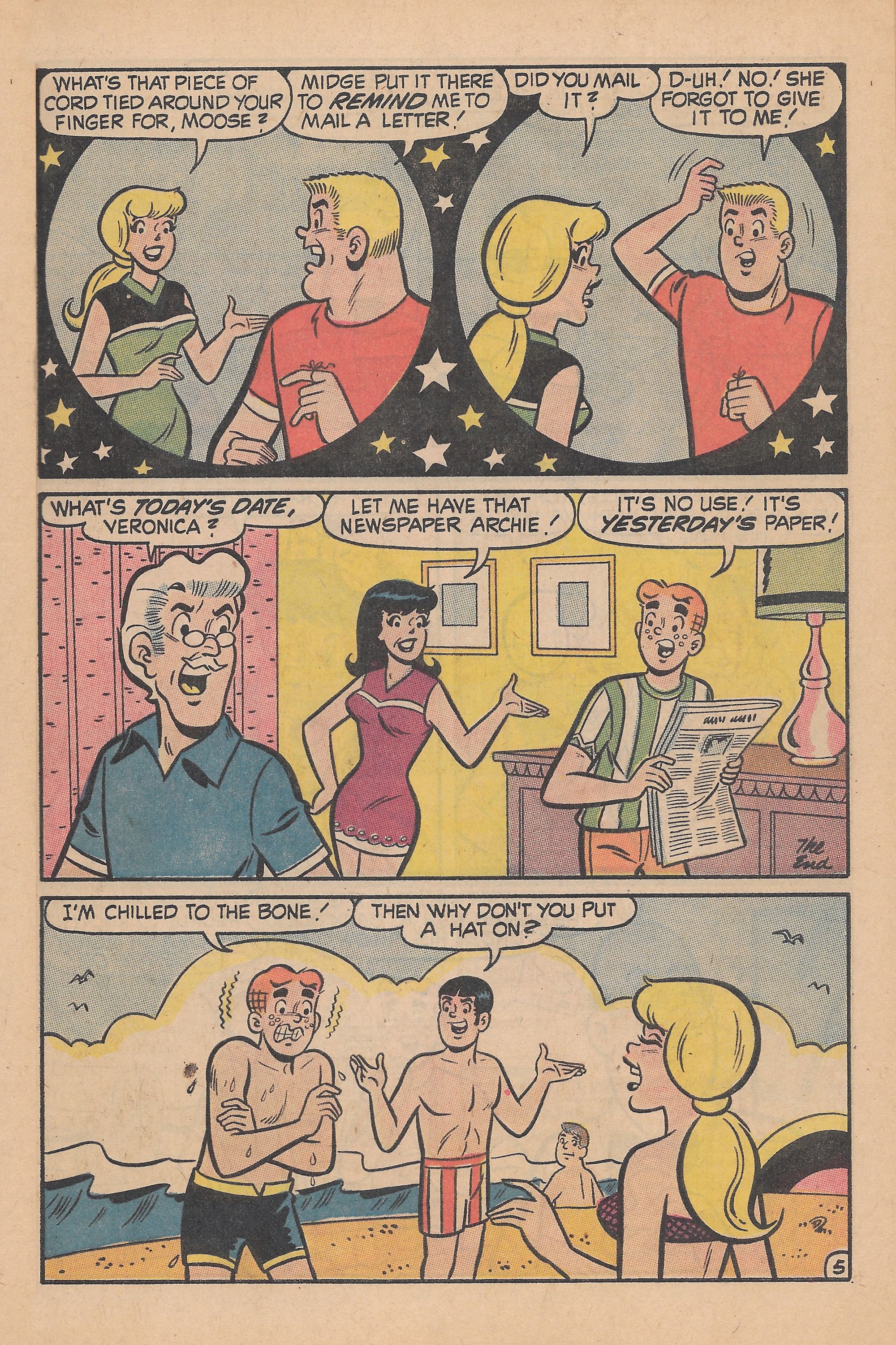 Read online Archie's TV Laugh-Out comic -  Issue #5 - 23