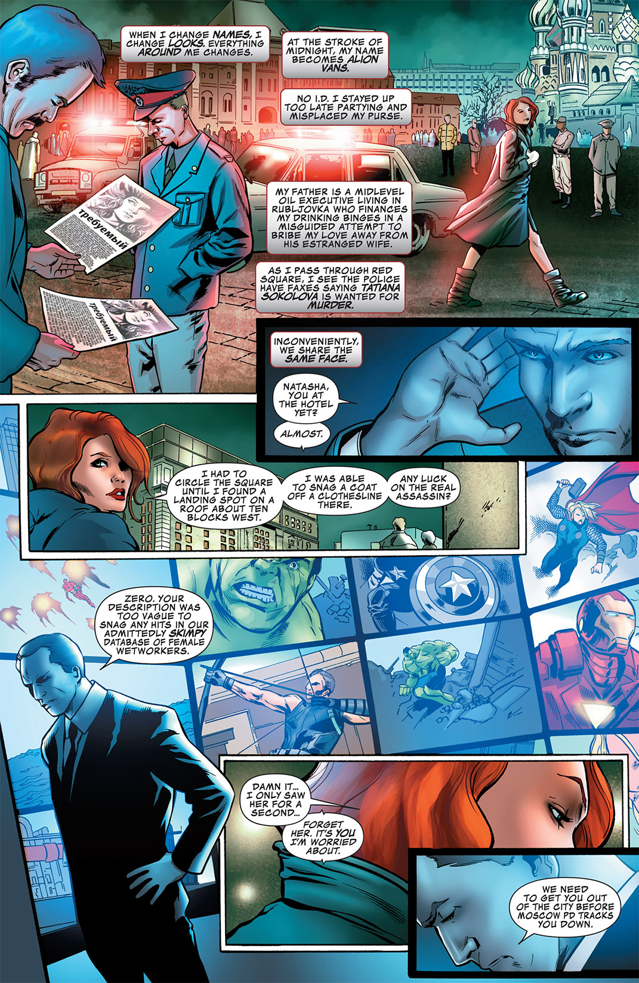 Read online Marvel's The Avengers: Black Widow Strikes comic -  Issue #1 - 14