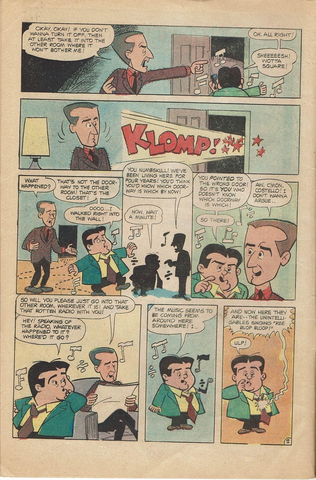 Read online Abbott & Costello comic -  Issue #3 - 4