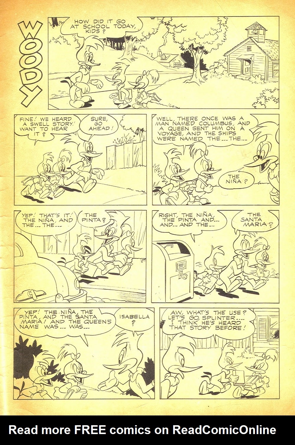 Read online Walter Lantz Woody Woodpecker (1952) comic -  Issue #17 - 35