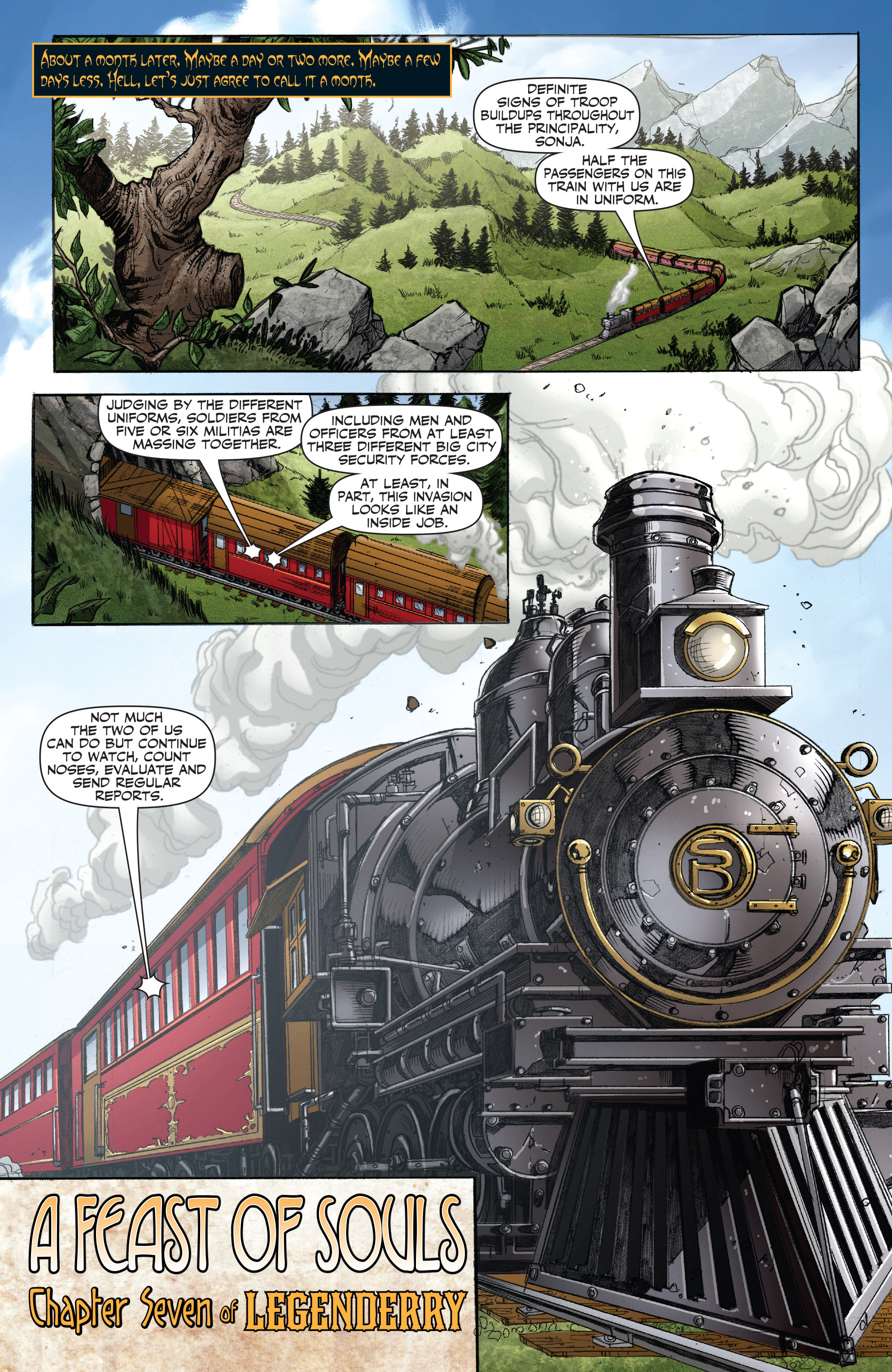 Read online Legenderry: A Steampunk Adventure comic -  Issue #7 - 3