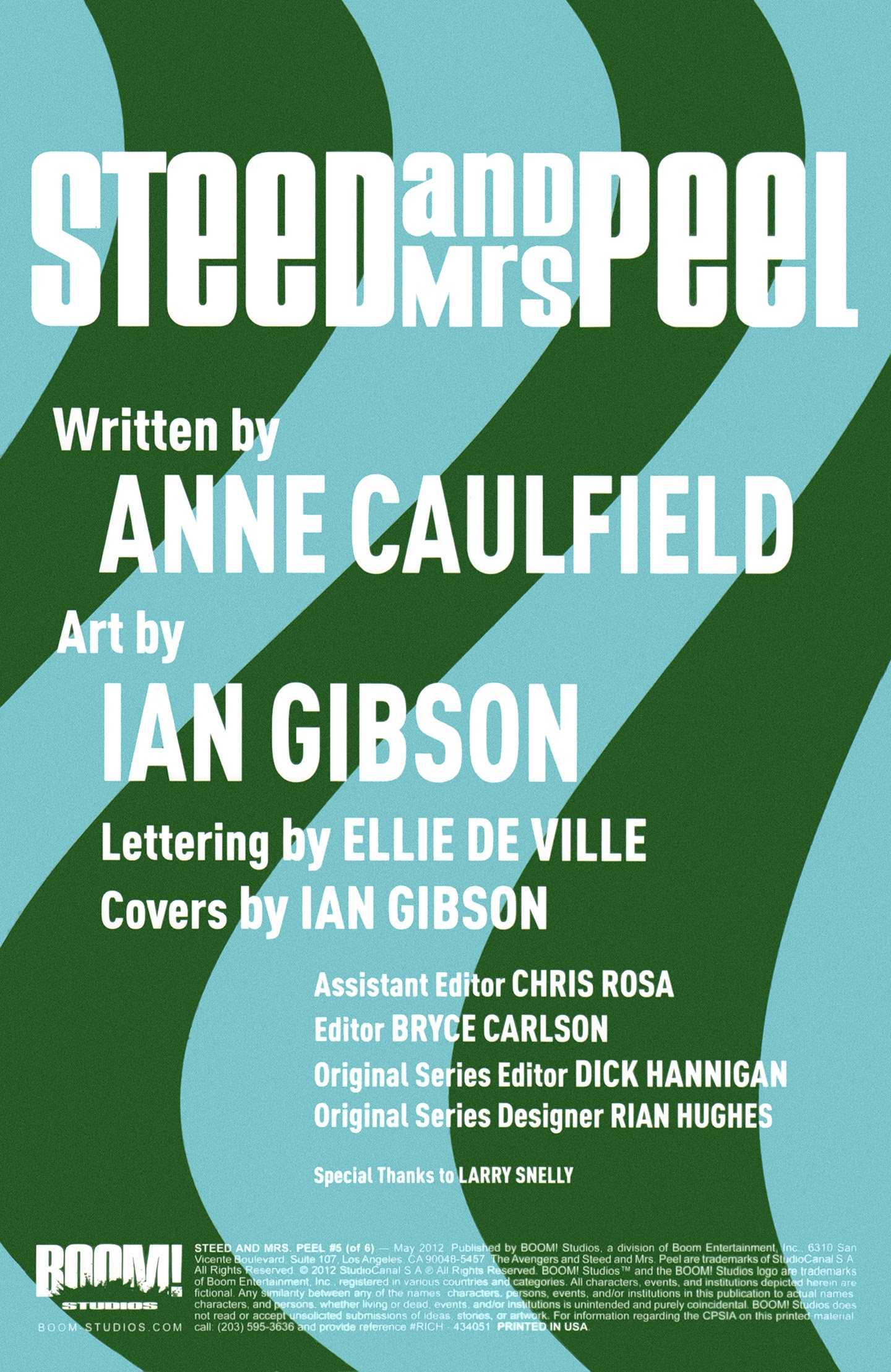 Read online Steed and Mrs. Peel (2012) comic -  Issue #5 - 2