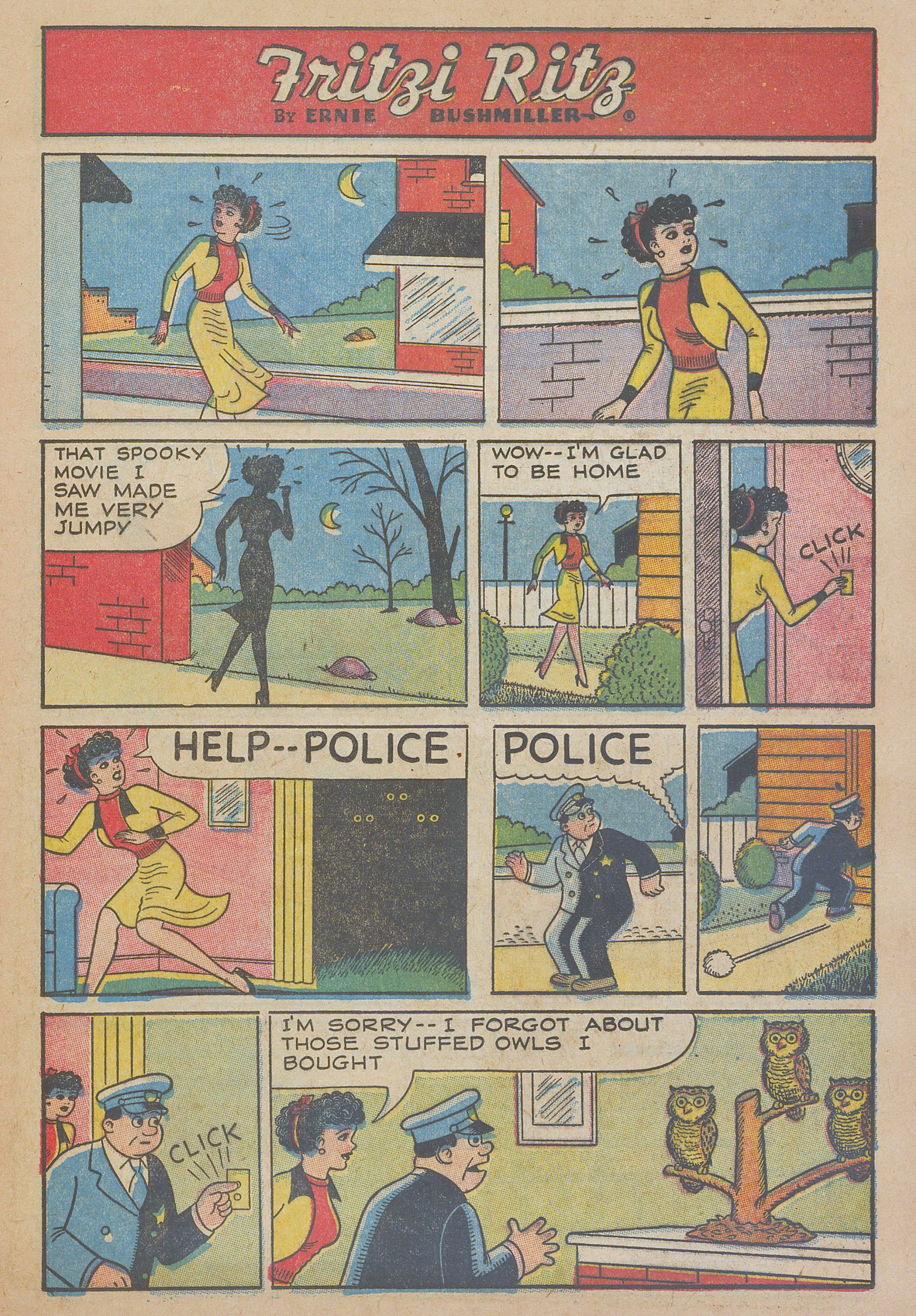 Read online Fritzi Ritz (1953) comic -  Issue #50 - 11