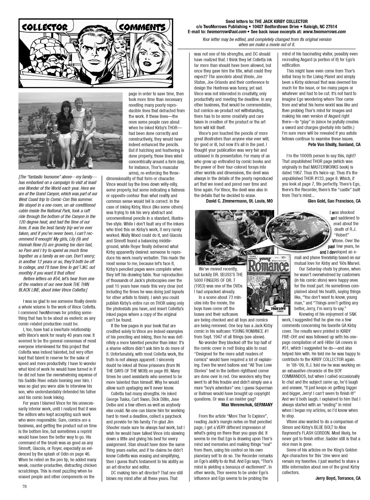 Read online The Jack Kirby Collector comic -  Issue #55 - 77
