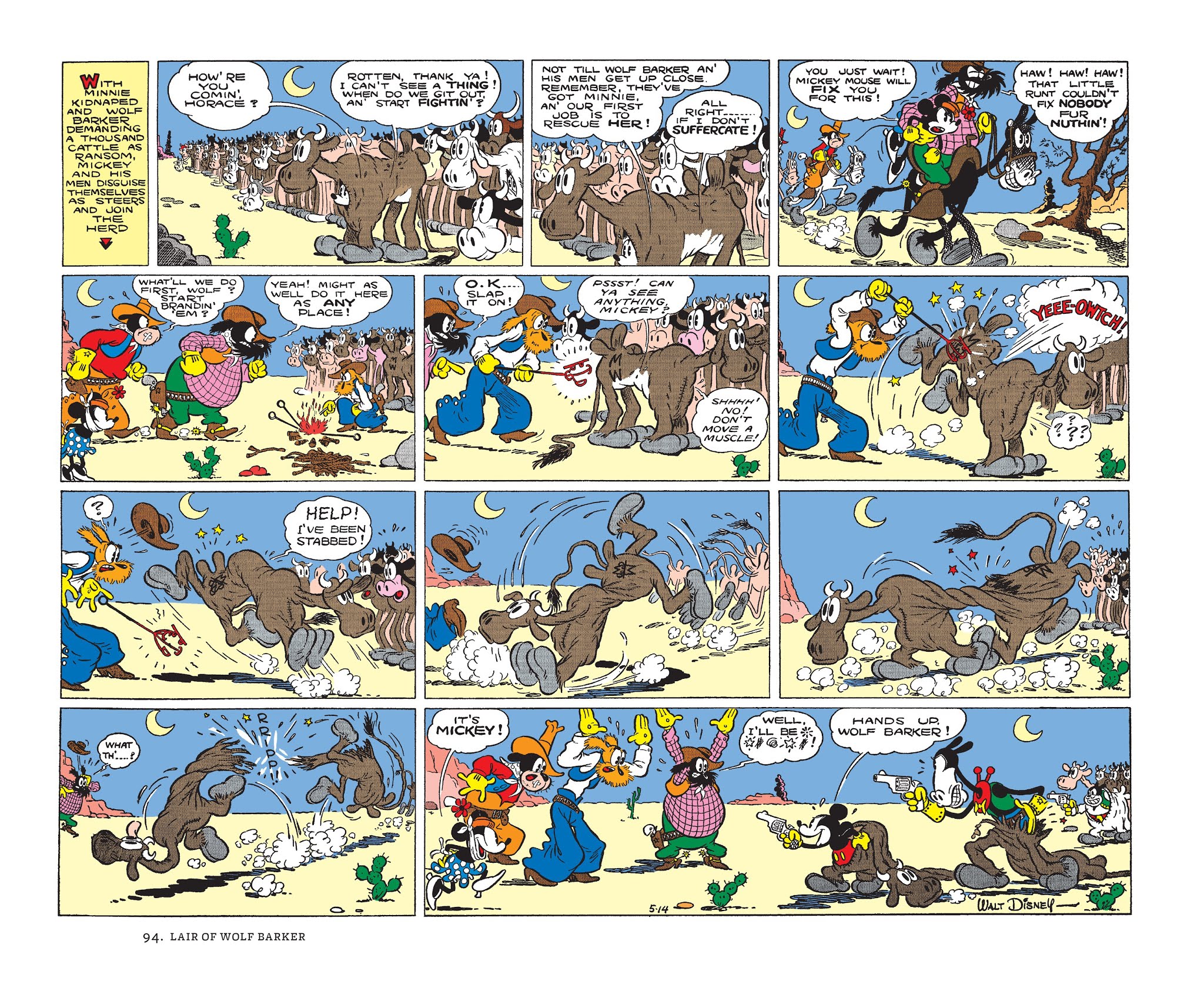Read online Walt Disney's Mickey Mouse Color Sundays comic -  Issue # TPB 1 (Part 1) - 94