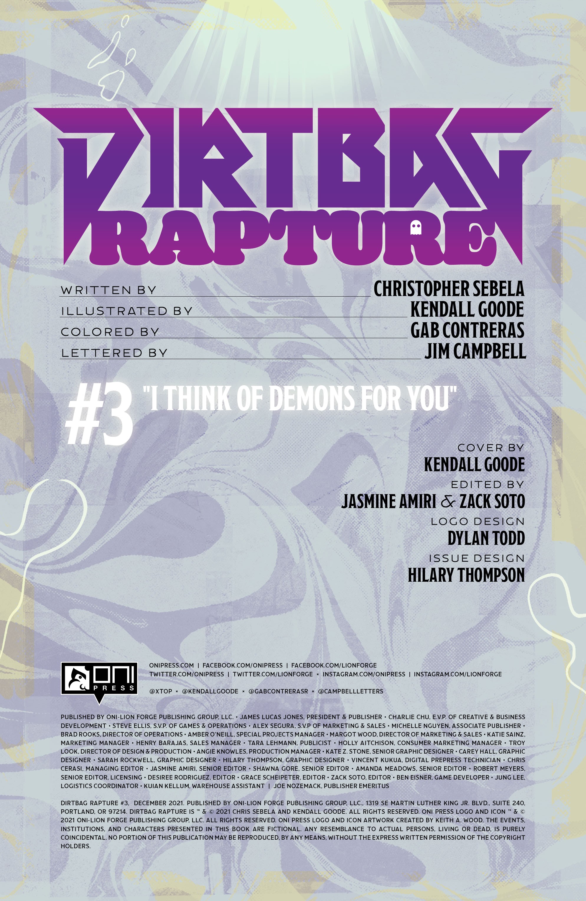 Read online Dirtbag Rapture comic -  Issue #3 - 2