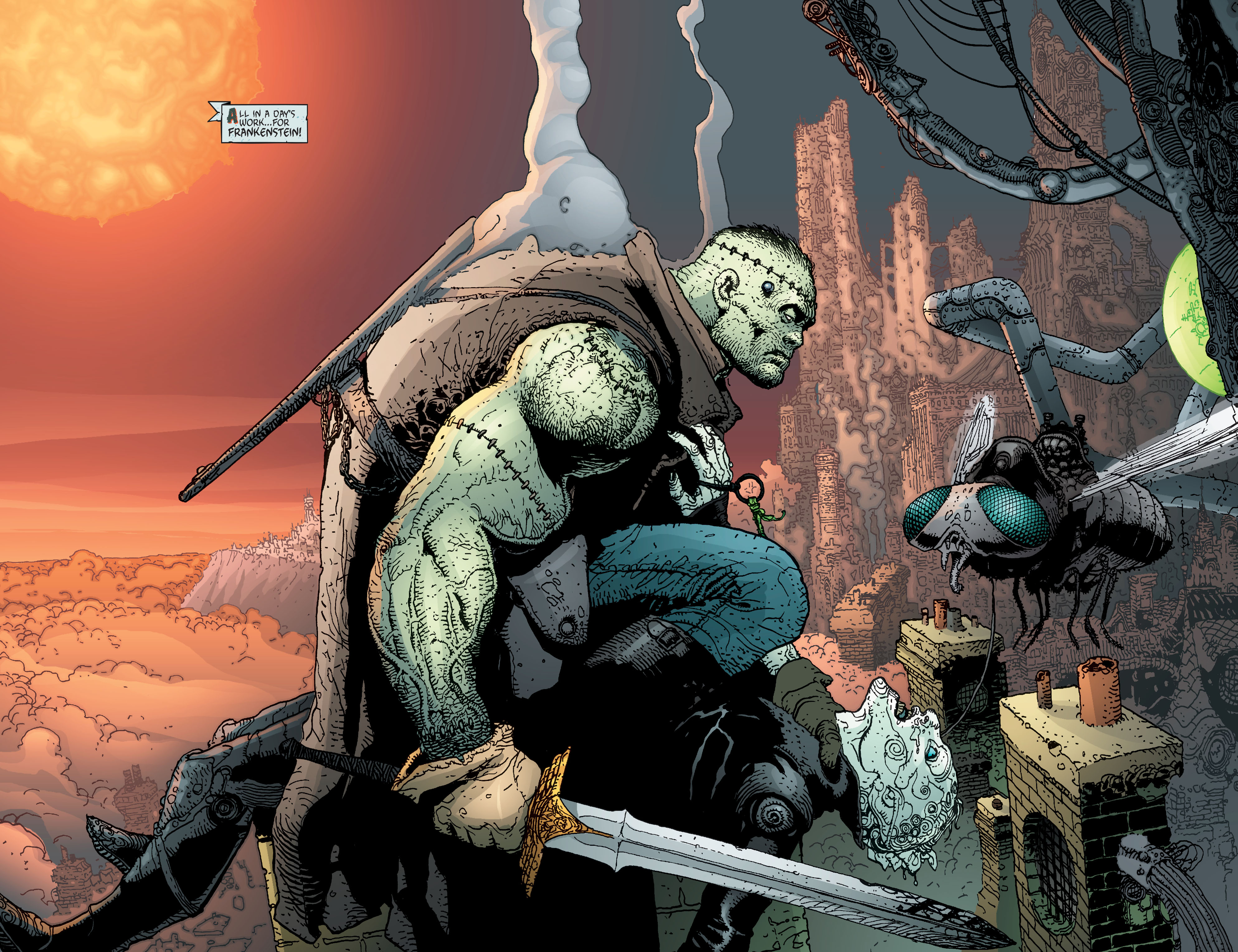 Read online Seven Soldiers: Frankenstein comic -  Issue #4 - 13