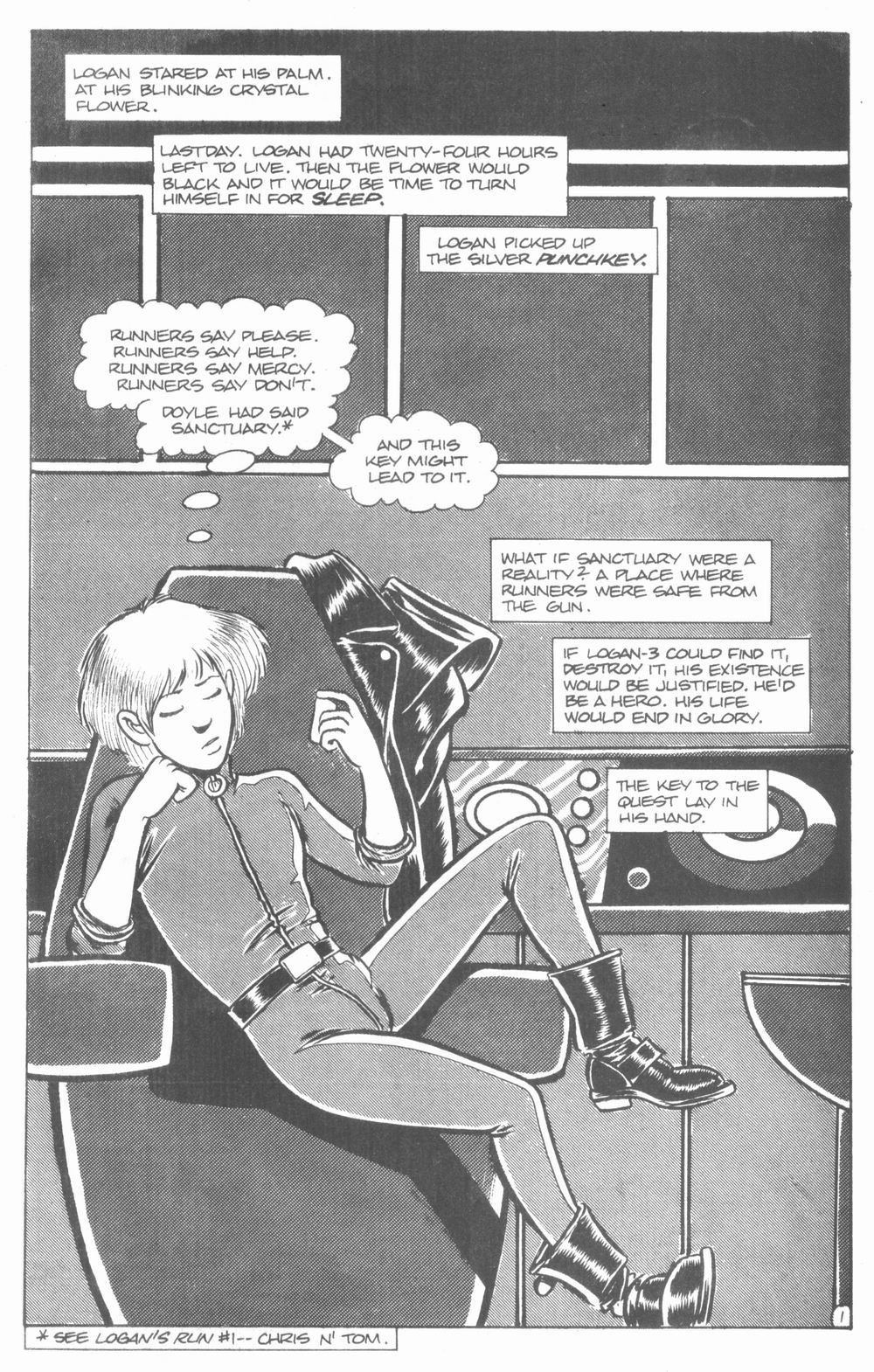Read online Logan's Run (1990) comic -  Issue #2 - 3