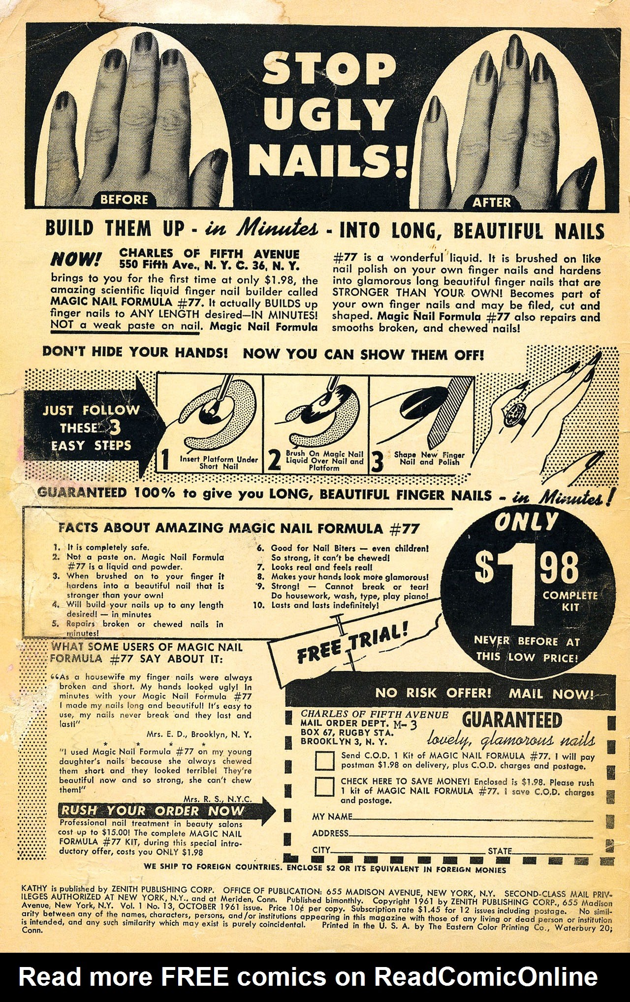 Read online Kathy (1959) comic -  Issue #13 - 2