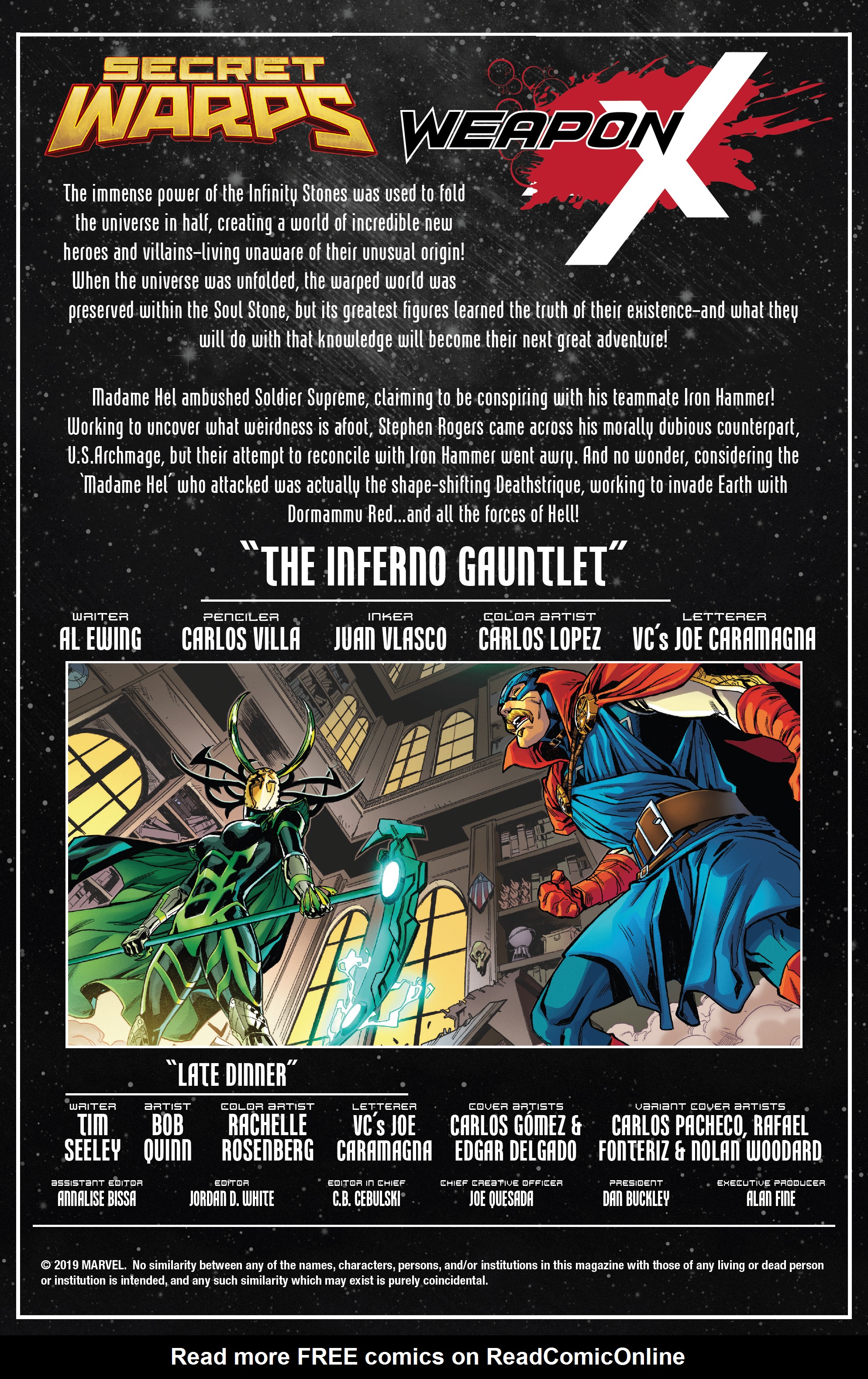 Read online Secret Warps: Weapon Hex Annual comic -  Issue # Full - 2