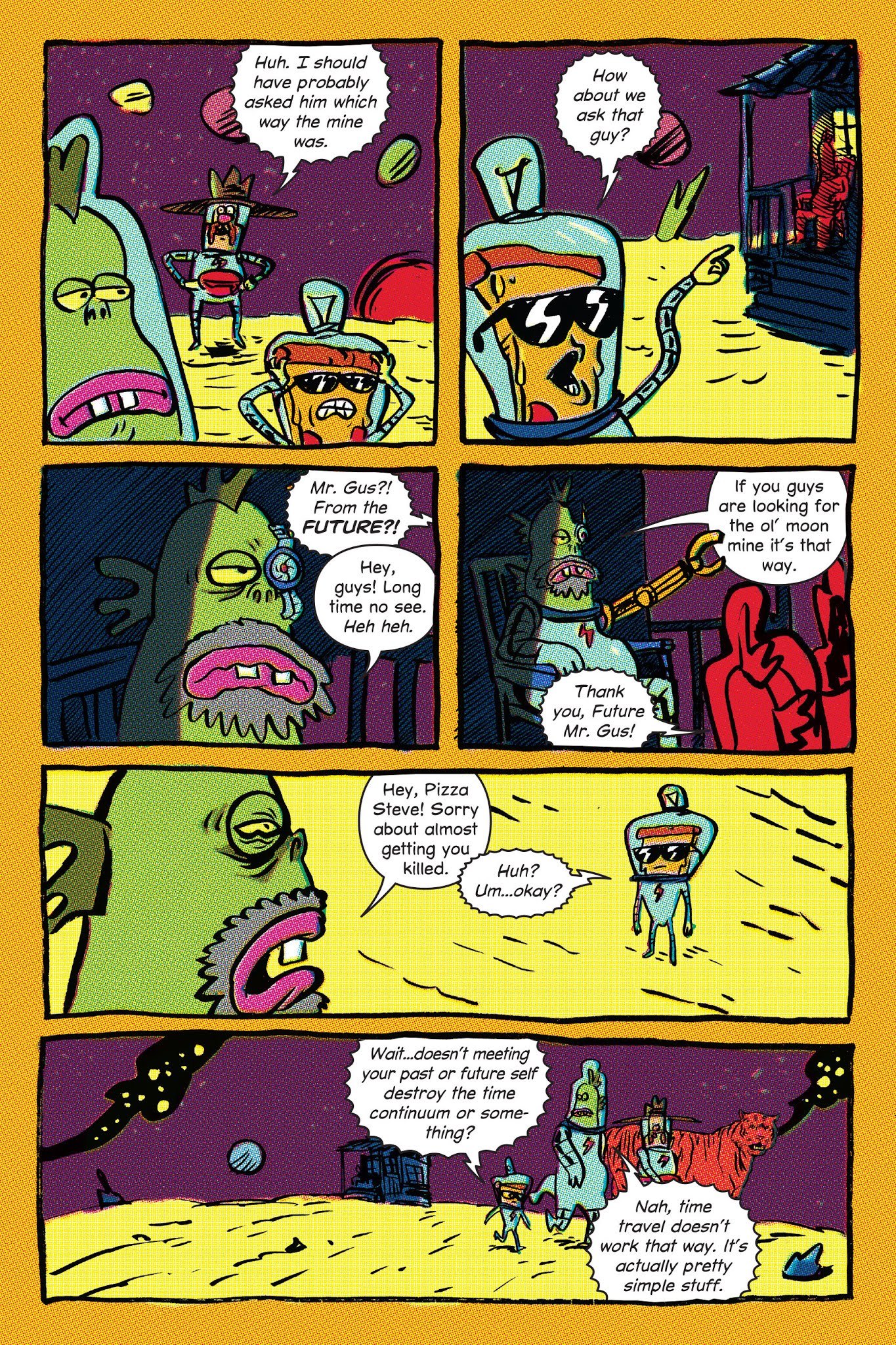 Read online Uncle Grandpa and the Time Casserole comic -  Issue # TPB - 33