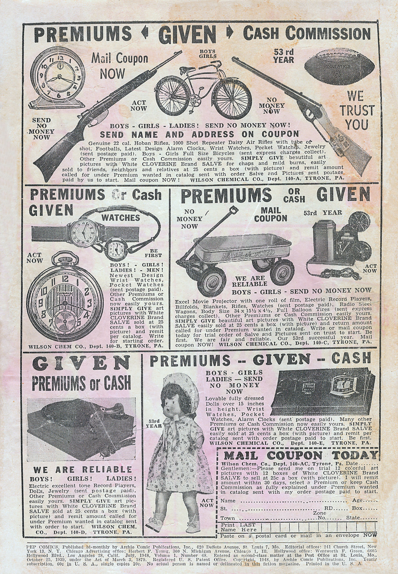 Read online Pep Comics comic -  Issue #68 - 2