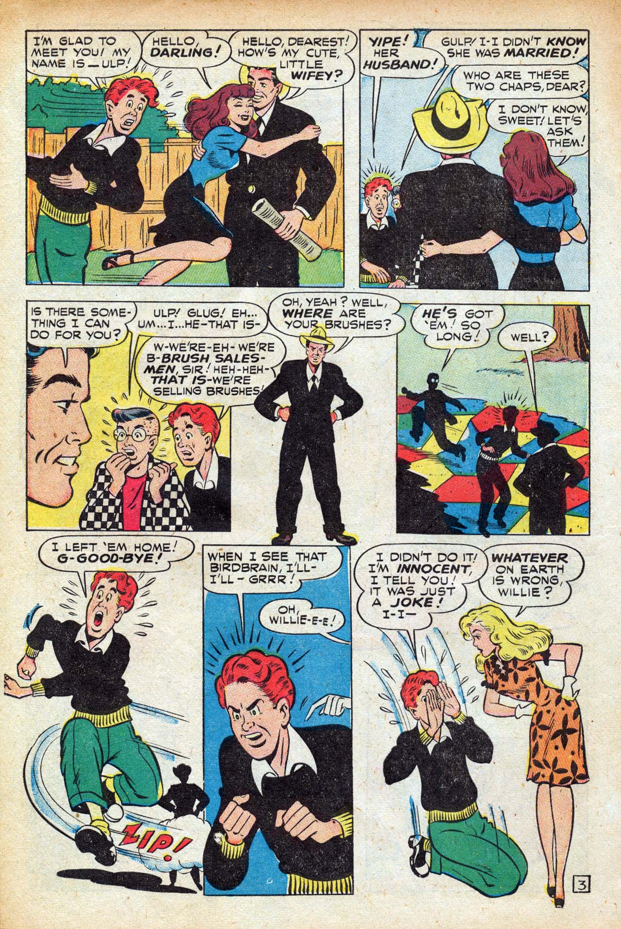Read online Willie Comics (1946) comic -  Issue #11 - 12
