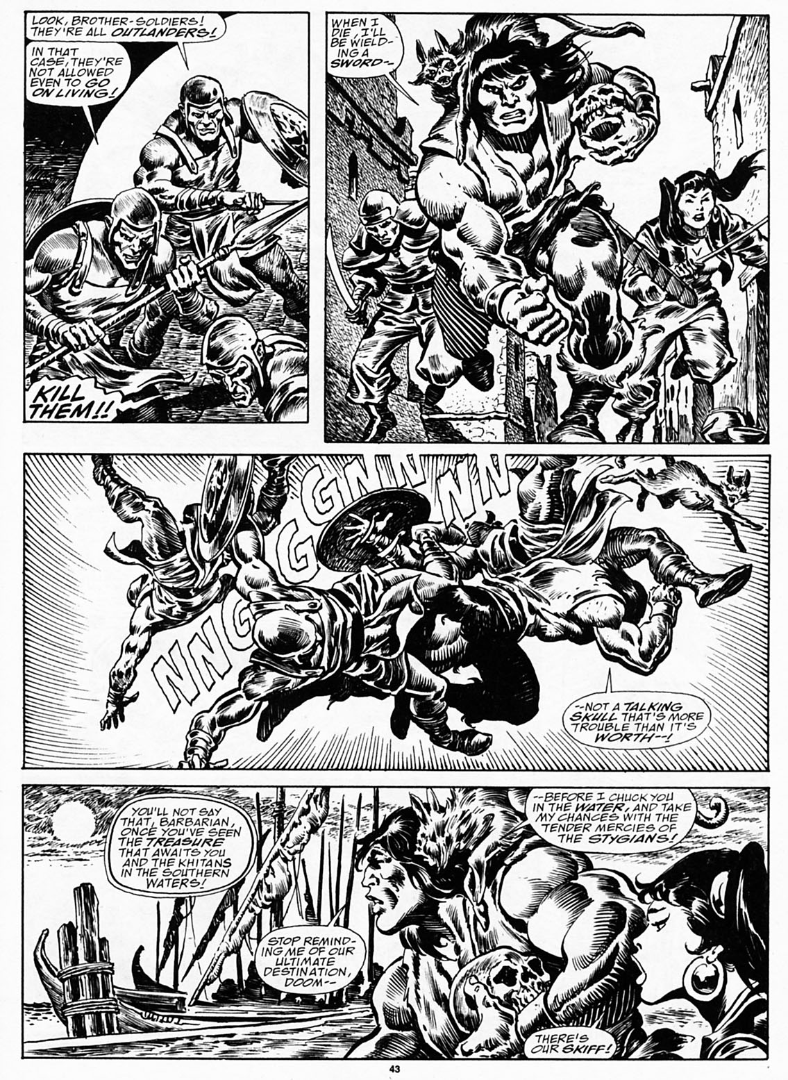 The Savage Sword Of Conan issue 191 - Page 45